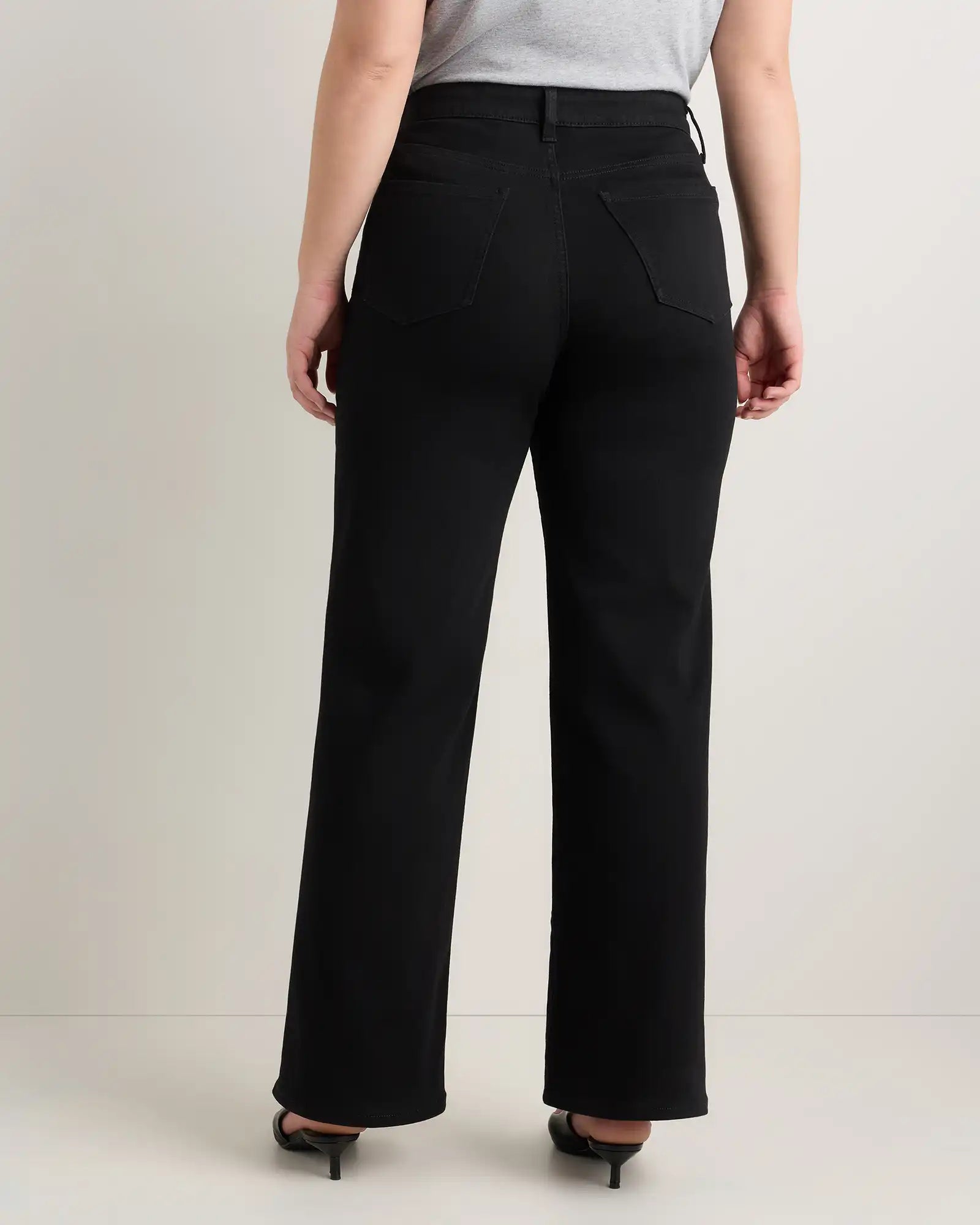 Curvy Bella Stretch Wide Leg Jeans
