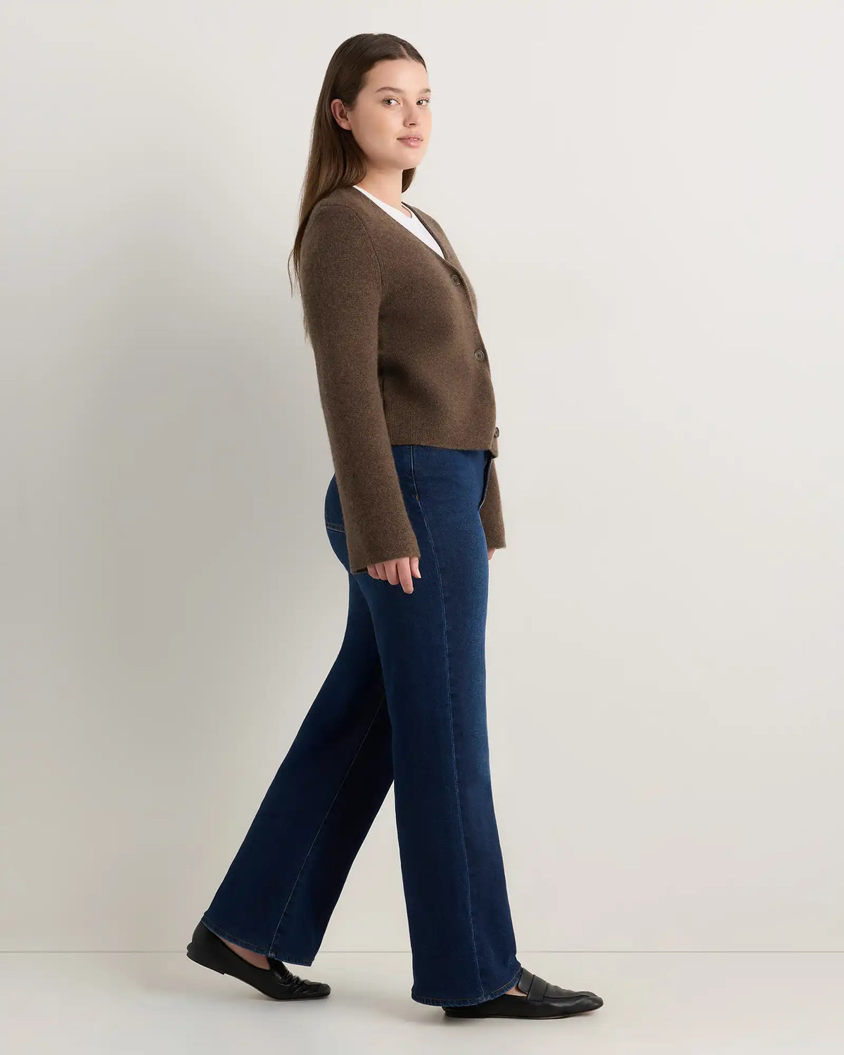 Curvy Bella Stretch Wide Leg Jeans