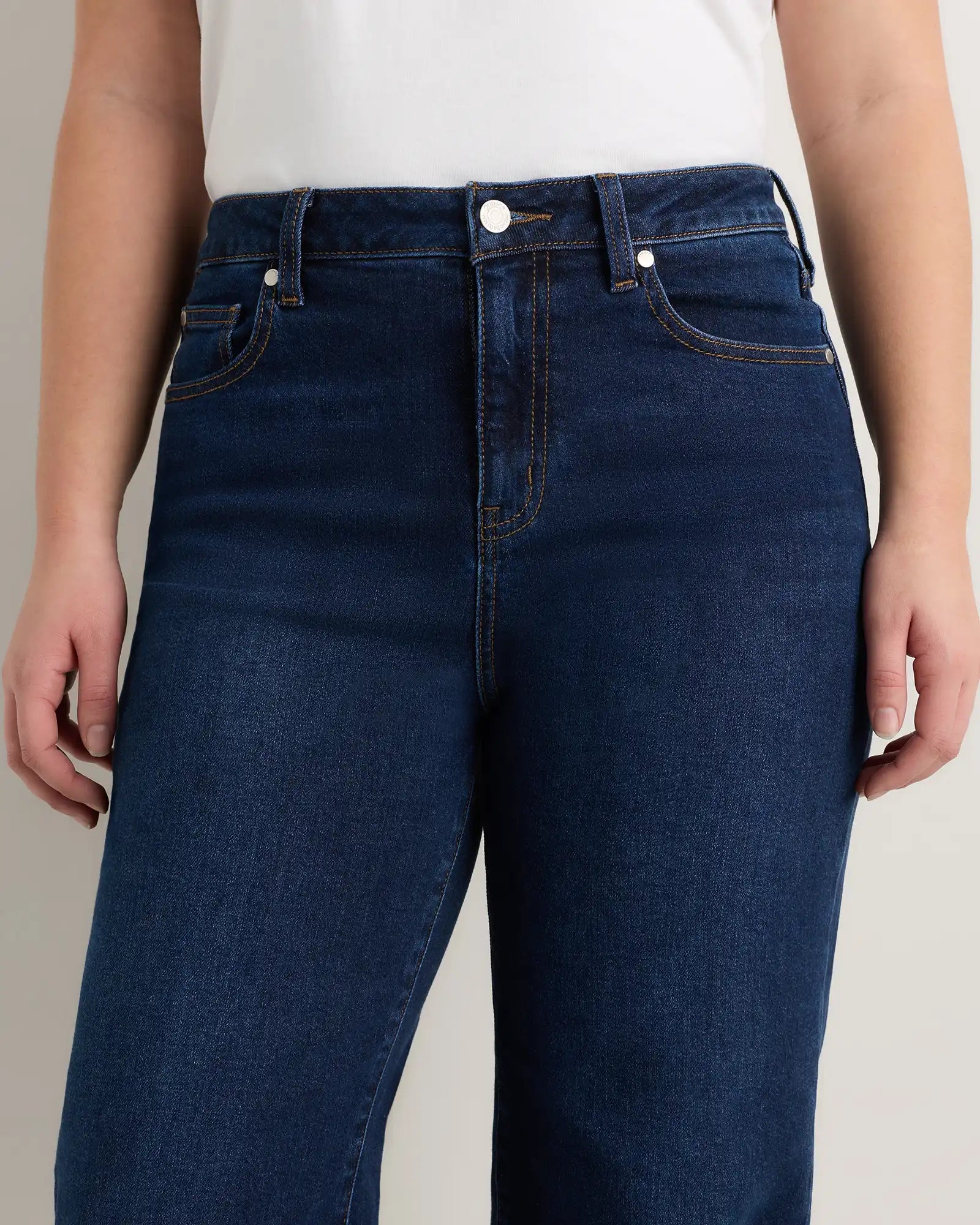 Curvy Bella Stretch Wide Leg Jeans