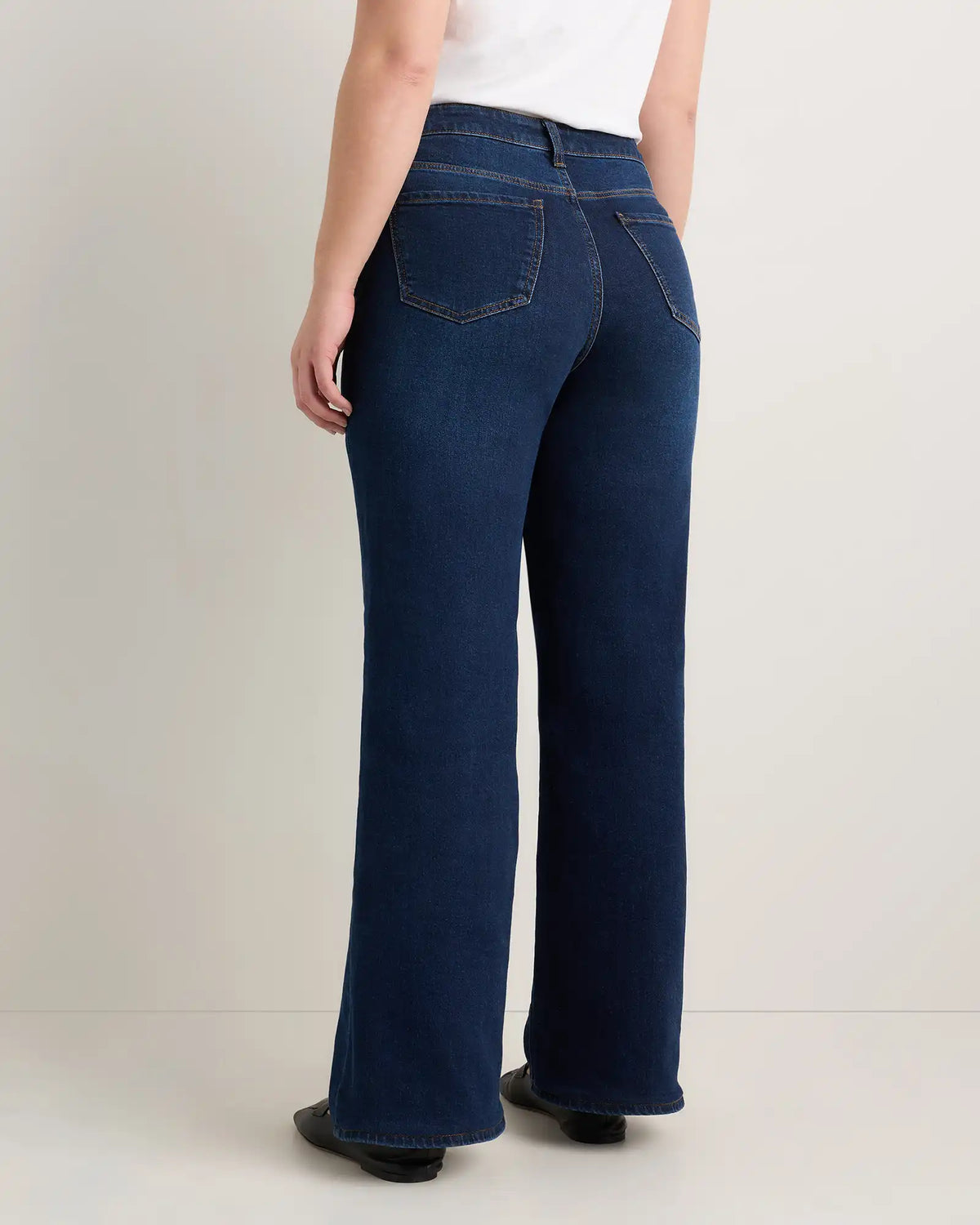 Curvy Bella Stretch Wide Leg Jeans