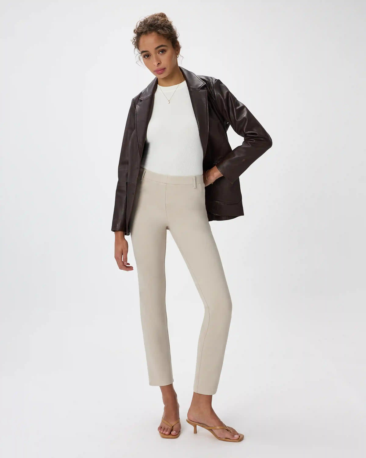 Ultra-Stretch Ponte Straight Leg Pants