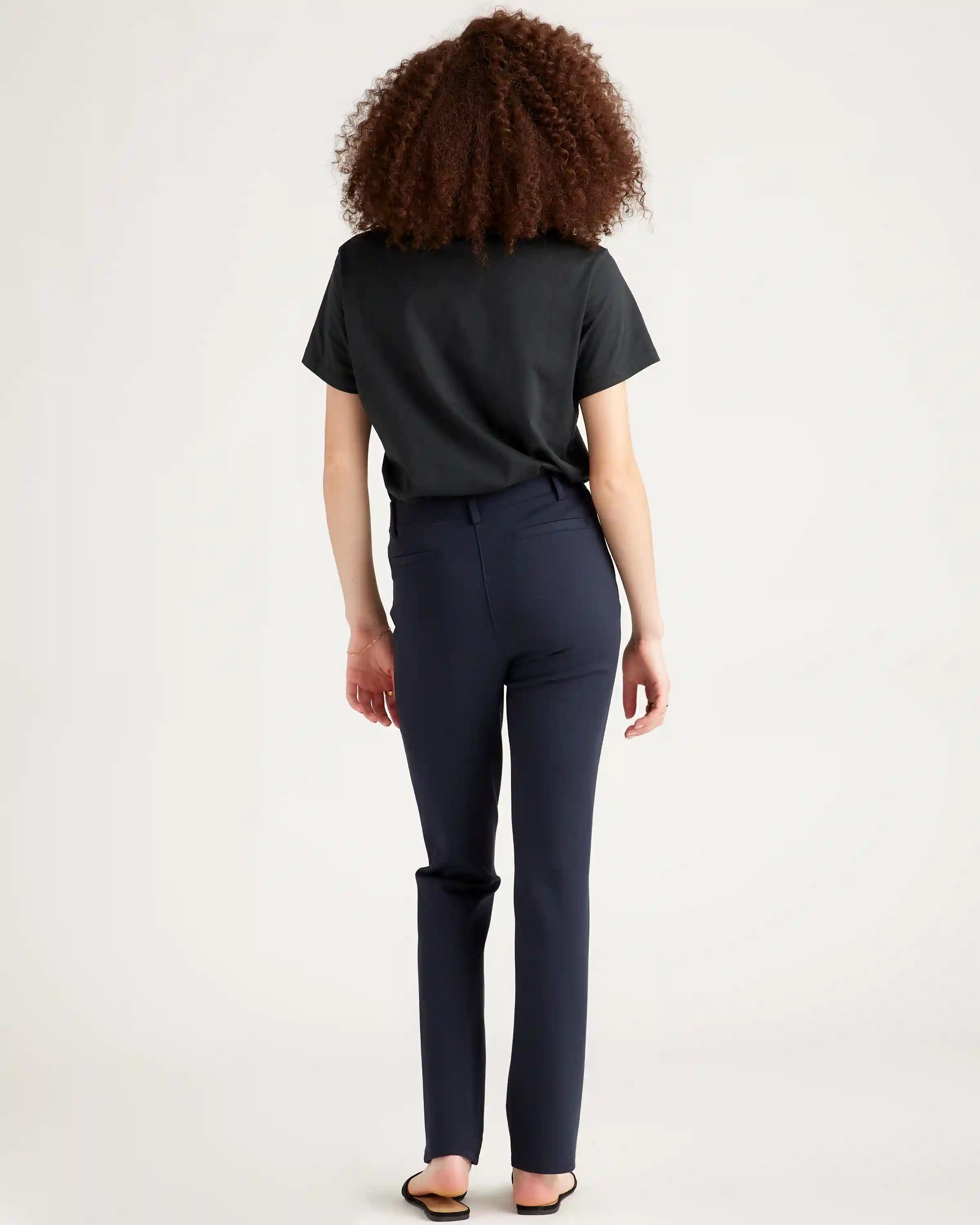 Ultra-Stretch Ponte Straight Leg Pants