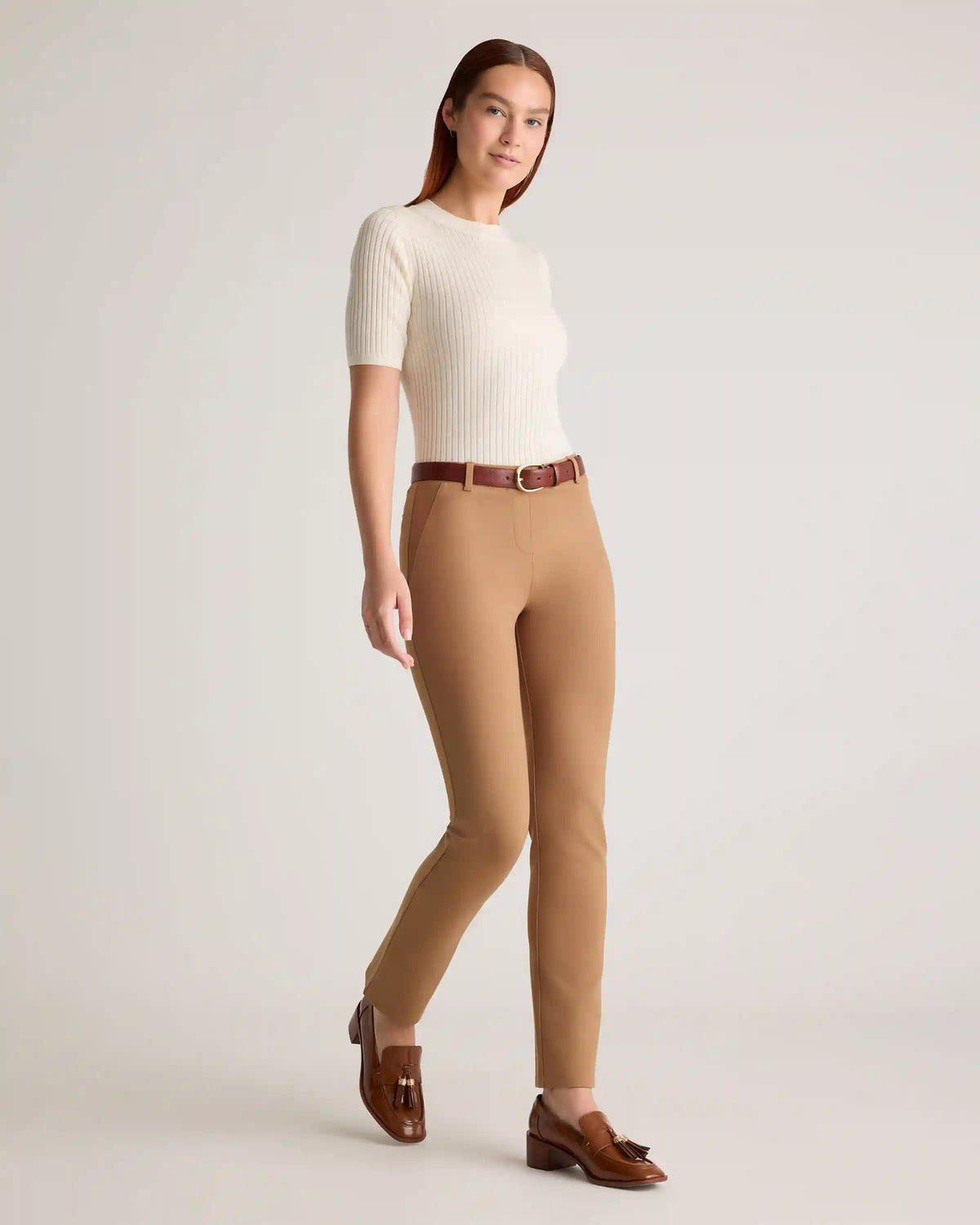 Ultra-Stretch Ponte Straight Leg Pants