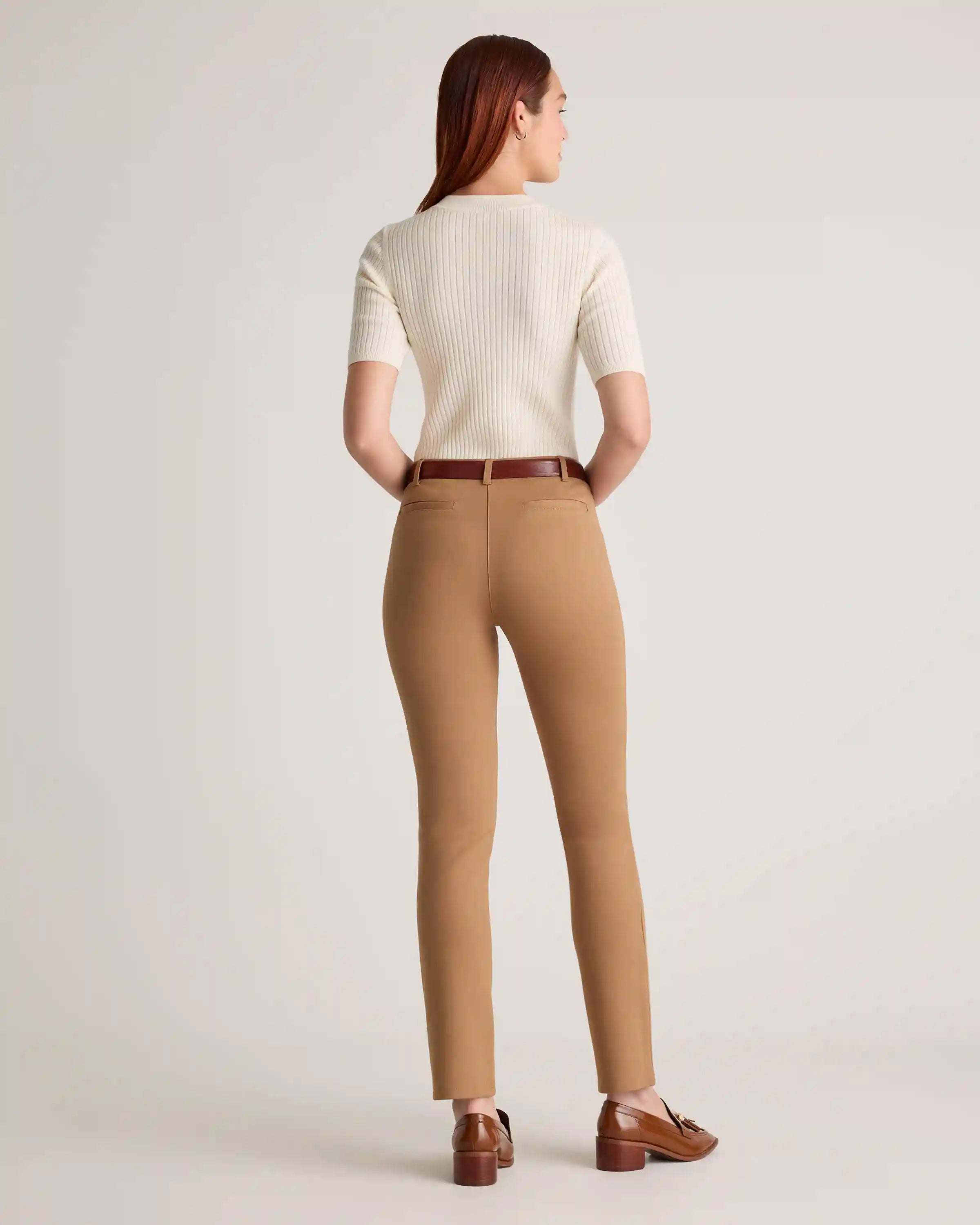 Ultra-Stretch Ponte Straight Leg Pants