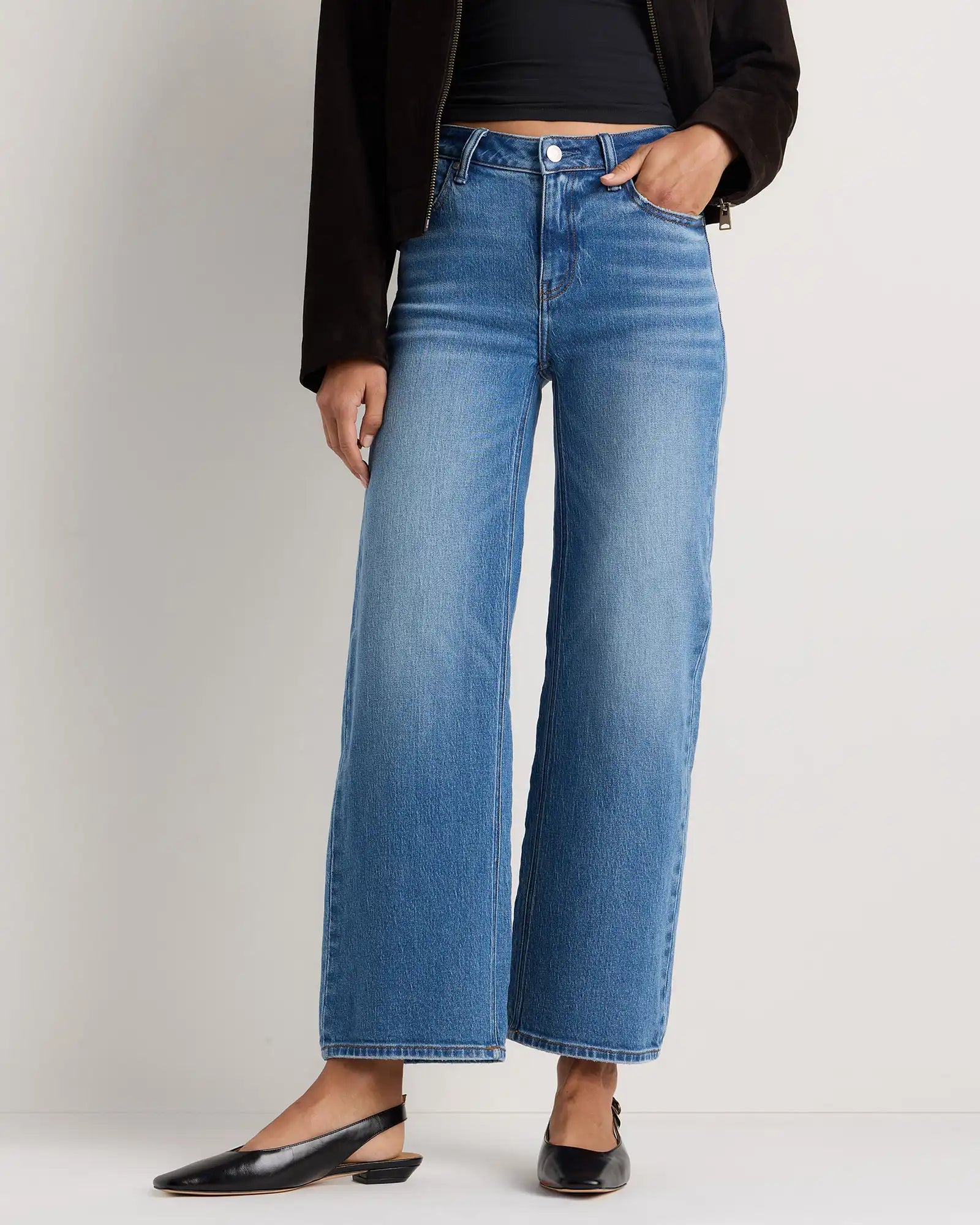 Luna Stretch Relaxed Straight Jeans
