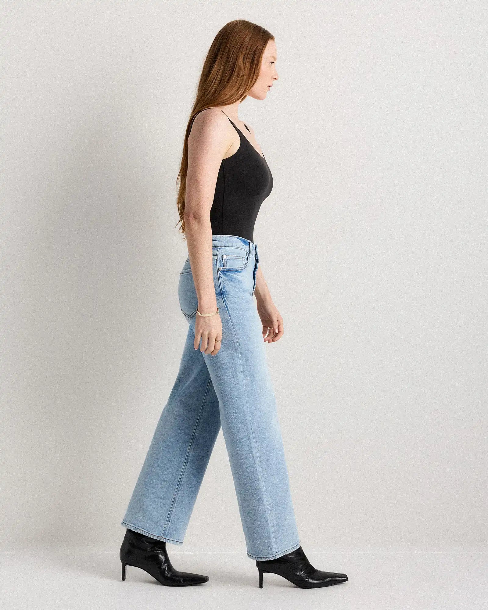 Luna Stretch Relaxed Straight Jeans