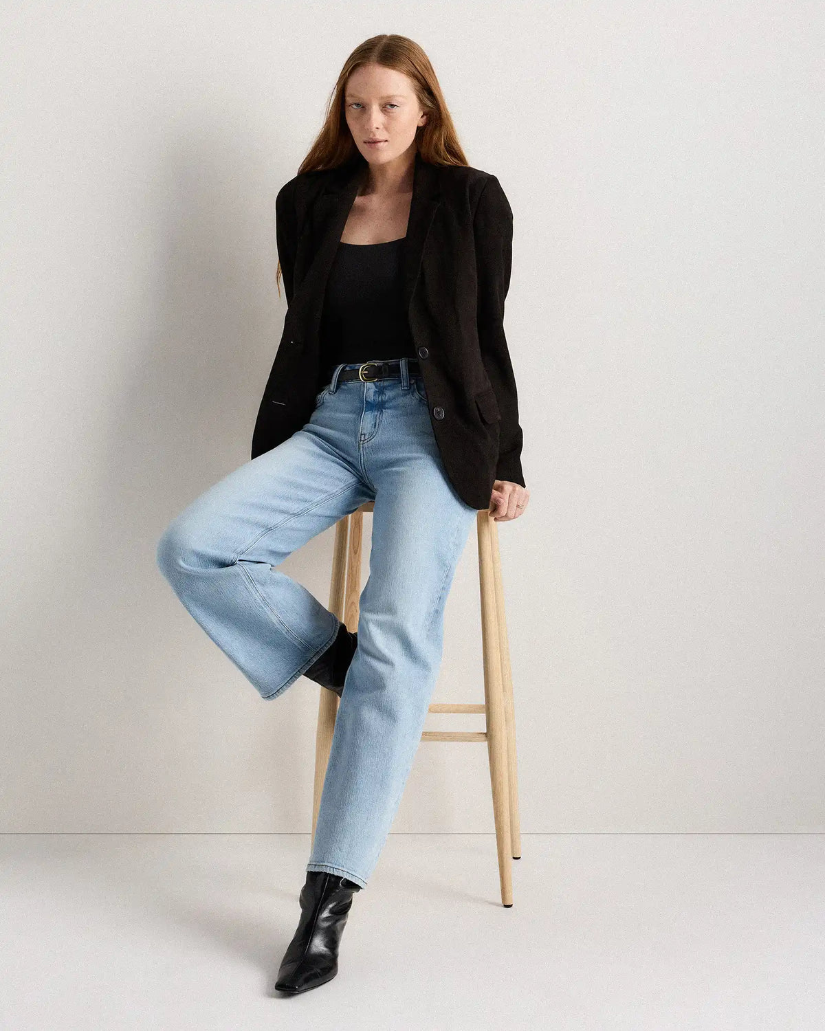 Luna Stretch Relaxed Straight Jeans