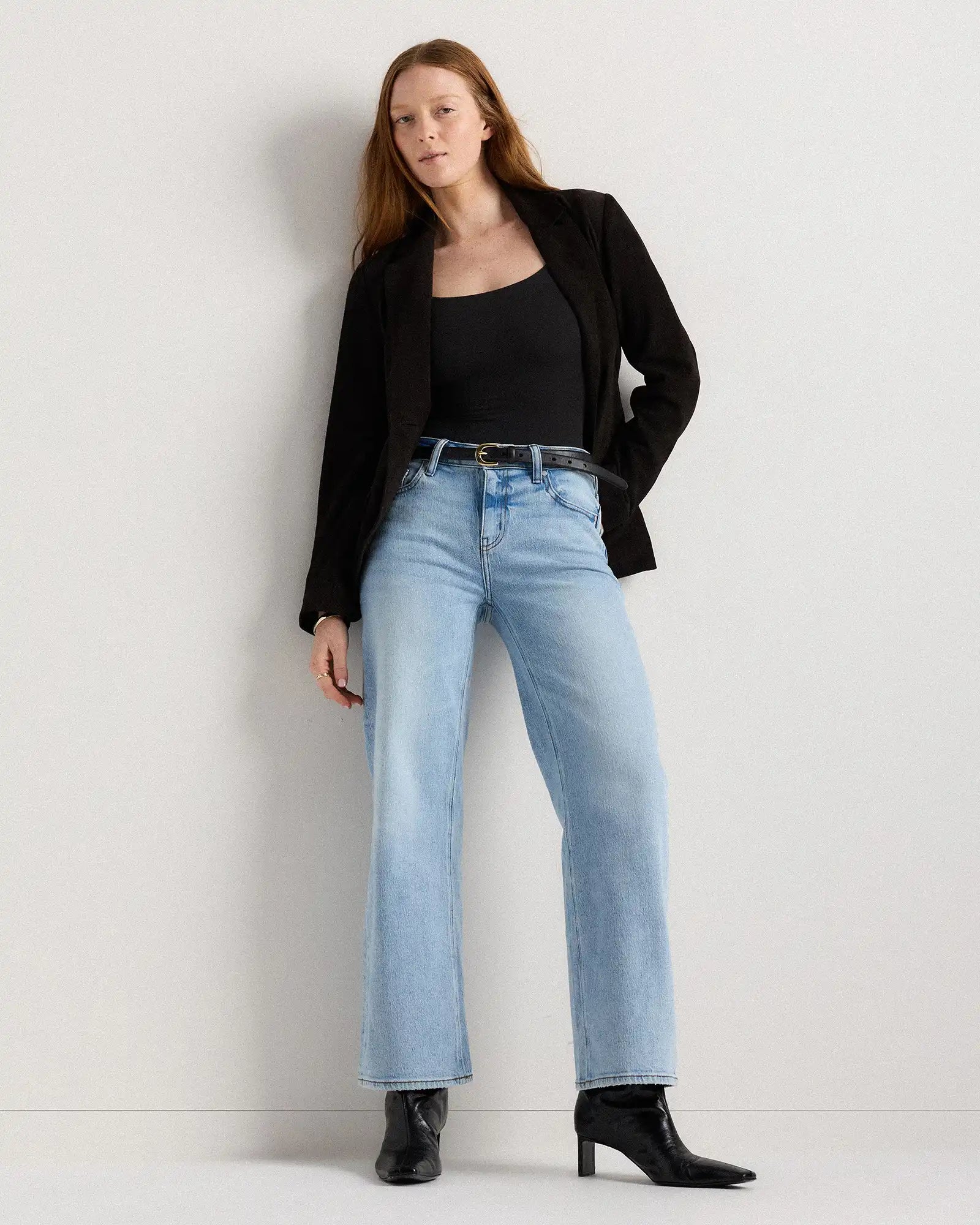 Luna Stretch Relaxed Straight Jeans
