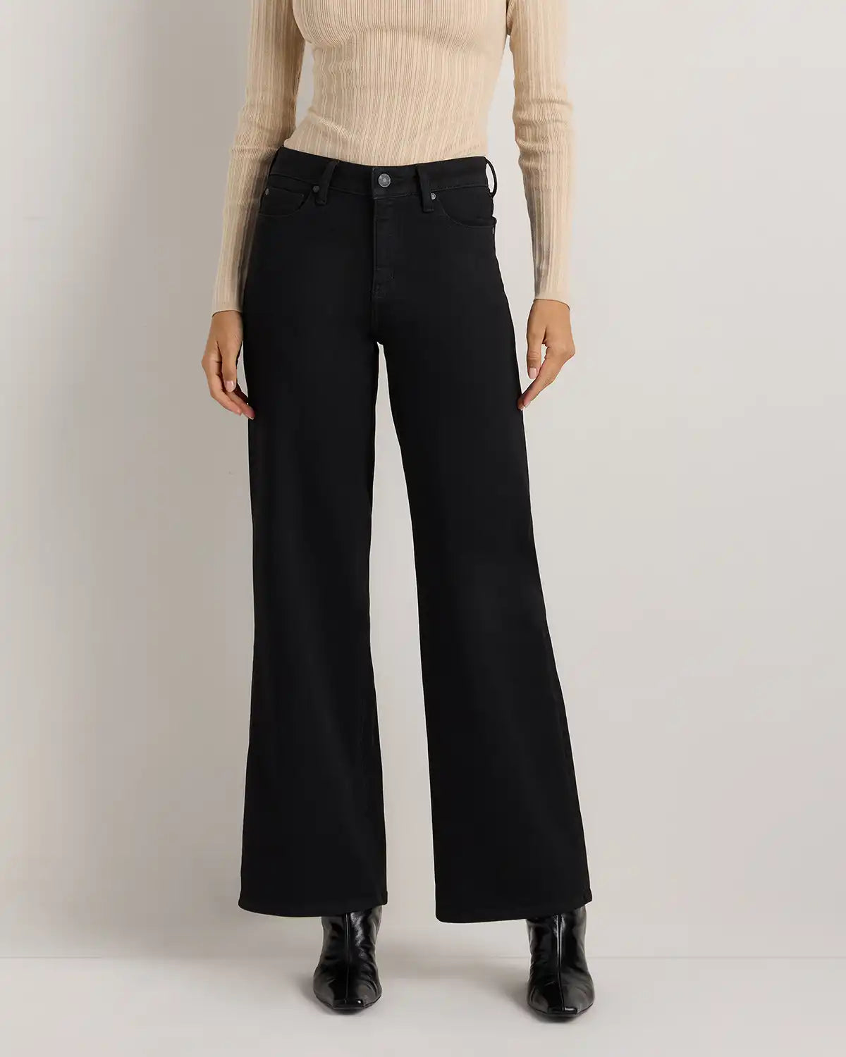 Luna Stretch Wide Leg Jeans