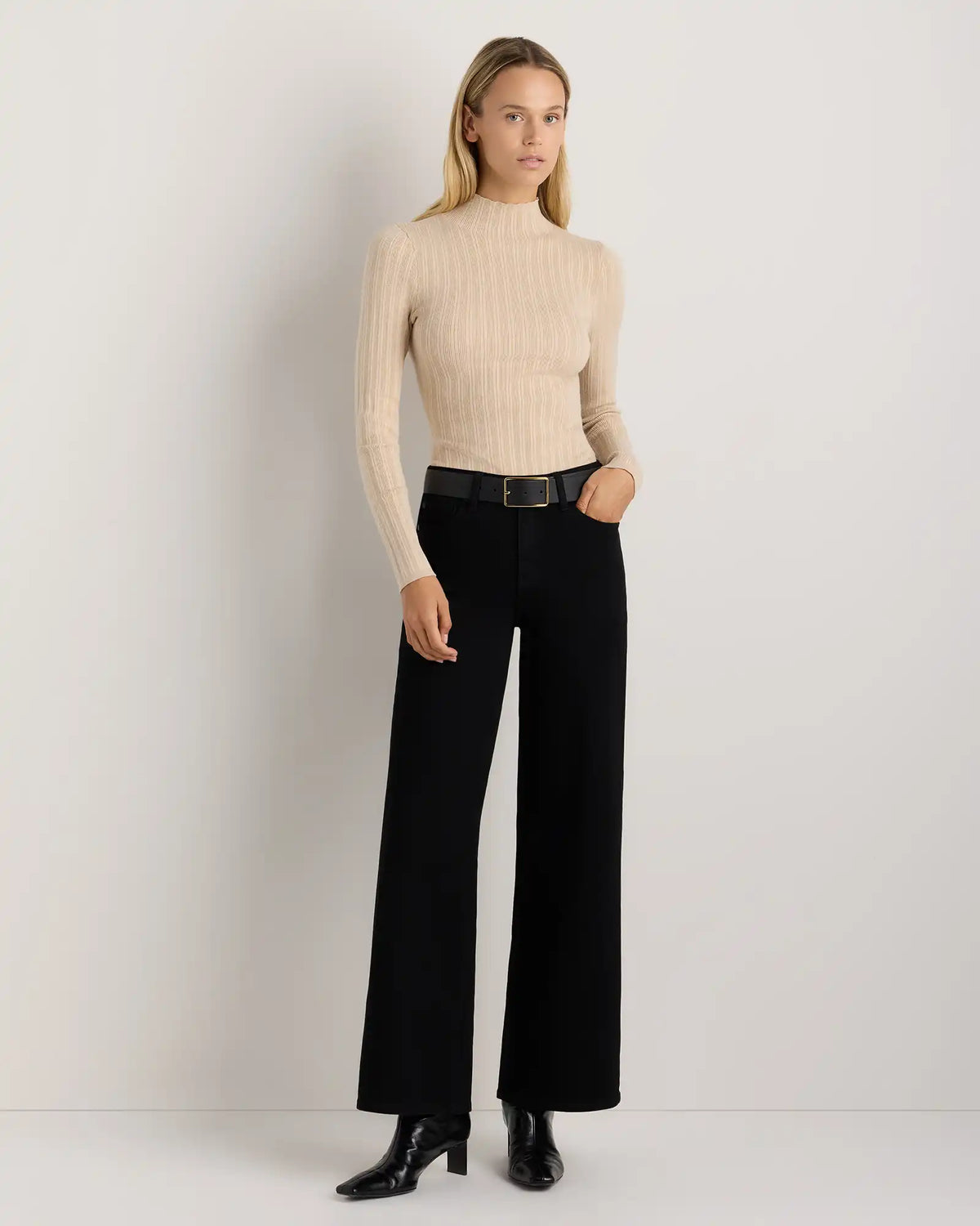 Luna Stretch Wide Leg Jeans