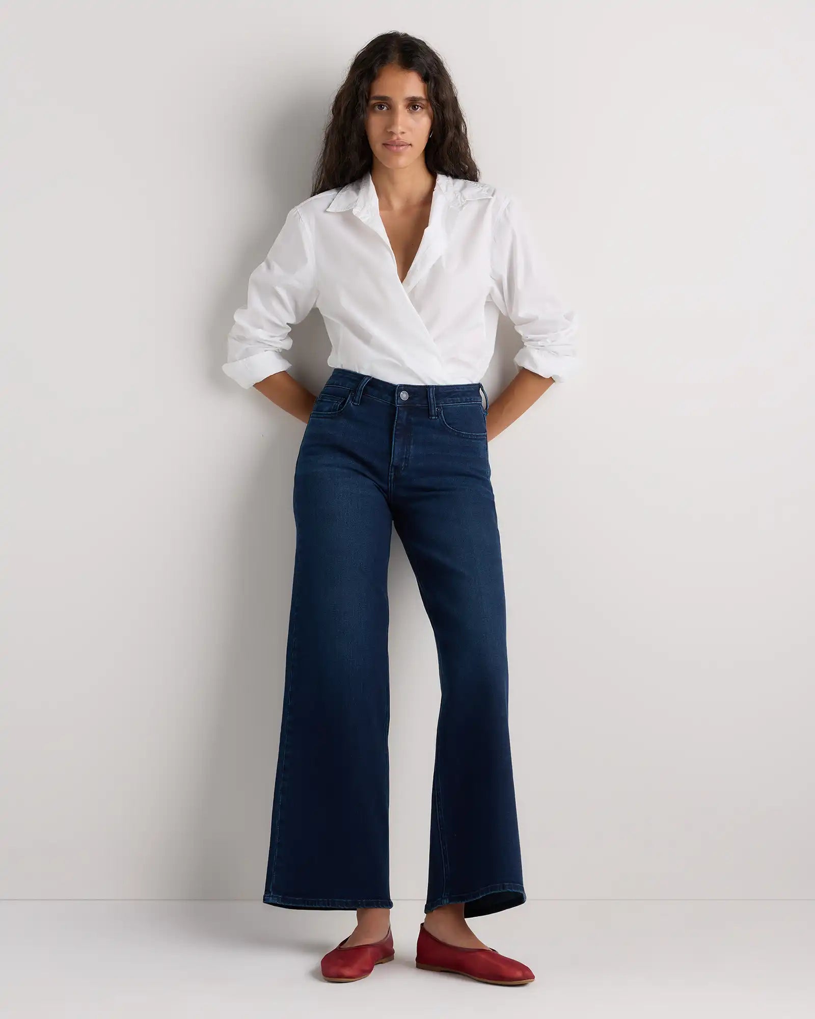 Luna Stretch Wide Leg Jeans