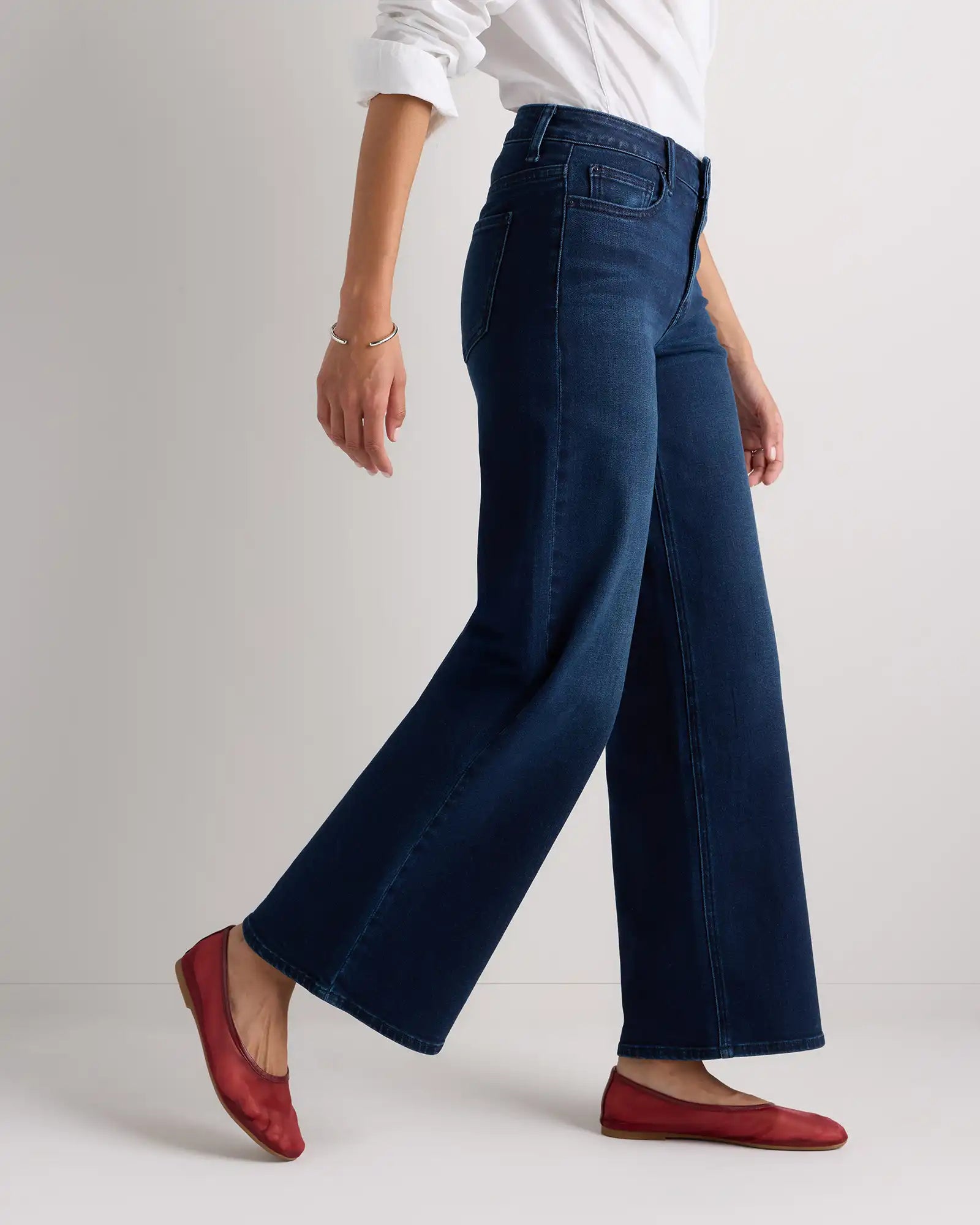 Luna Stretch Wide Leg Jeans