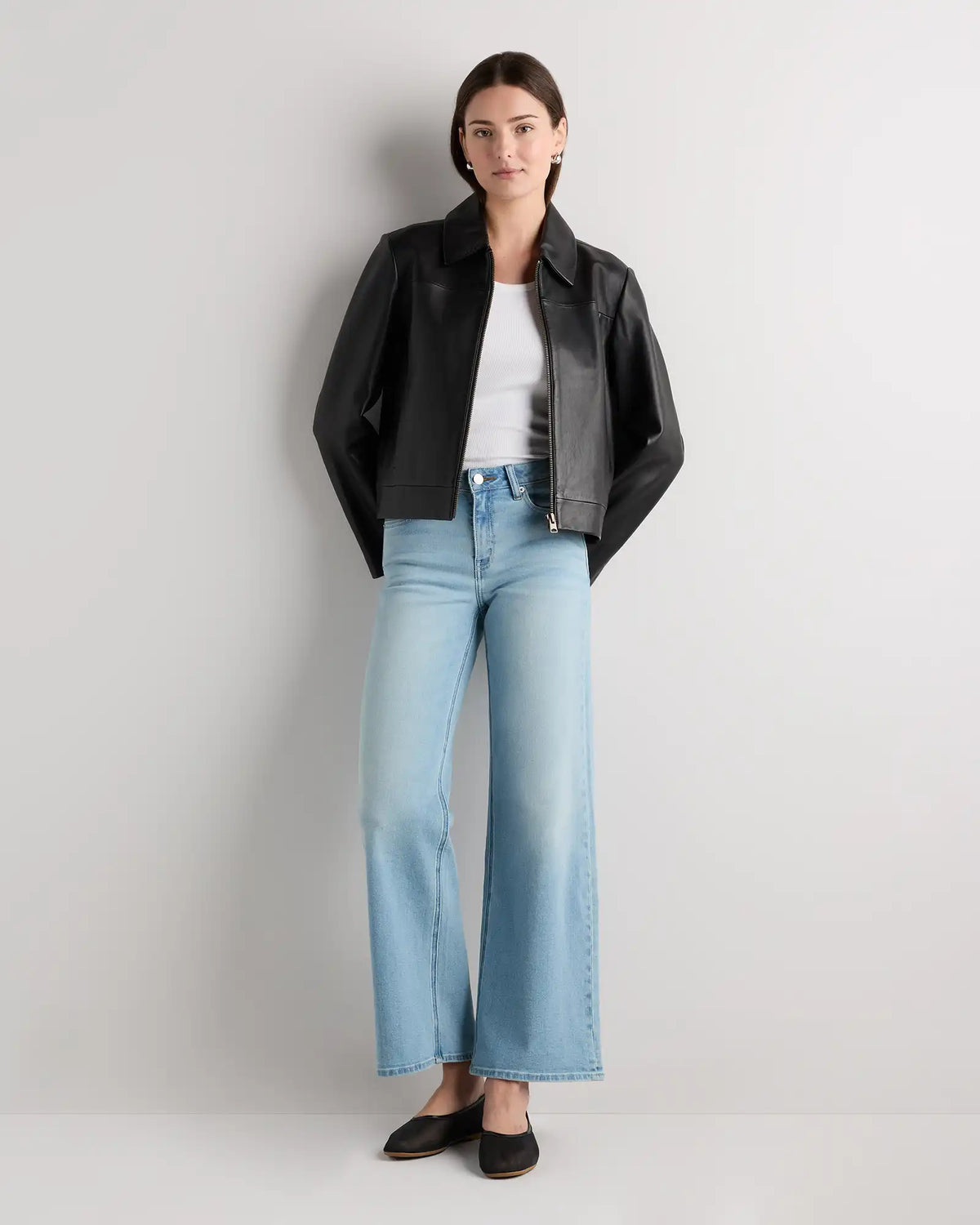 Luna Stretch Wide Leg Jeans