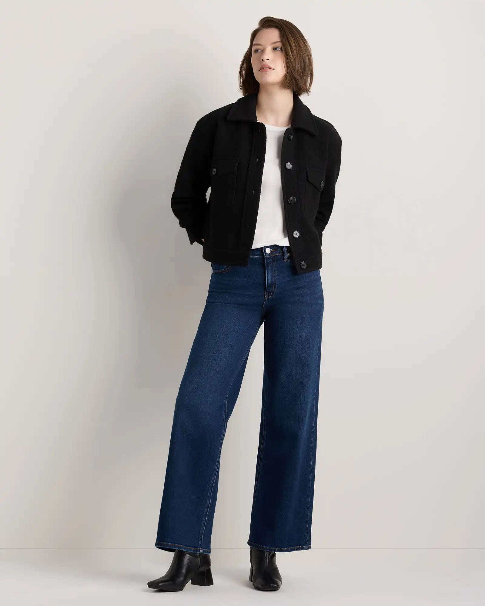 Luna Stretch Wide Leg Jeans