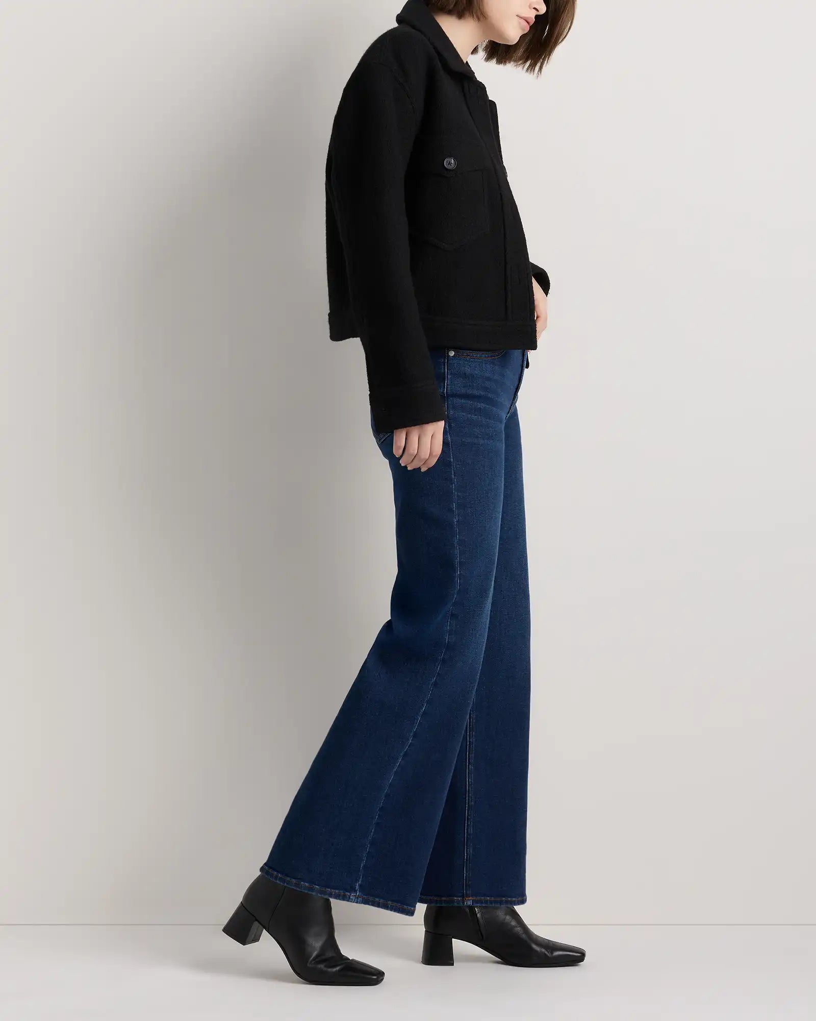 Luna Stretch Wide Leg Jeans