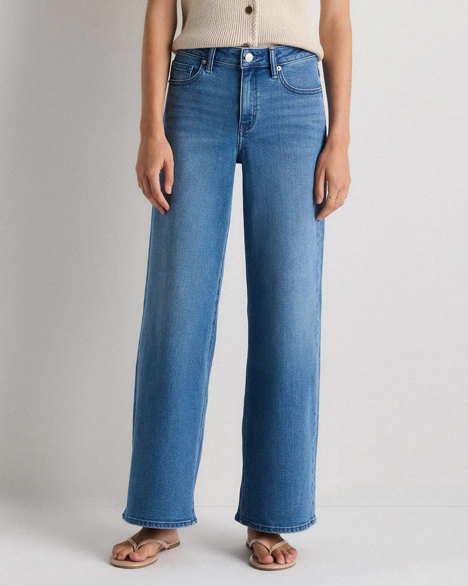 Luna Stretch Wide Leg Jeans