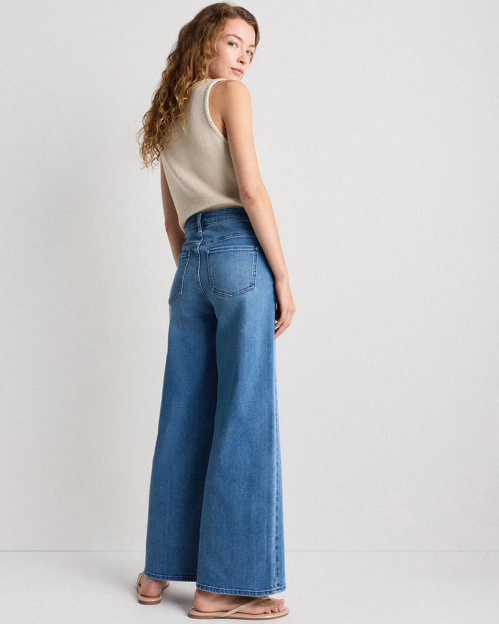 Luna Stretch Wide Leg Jeans