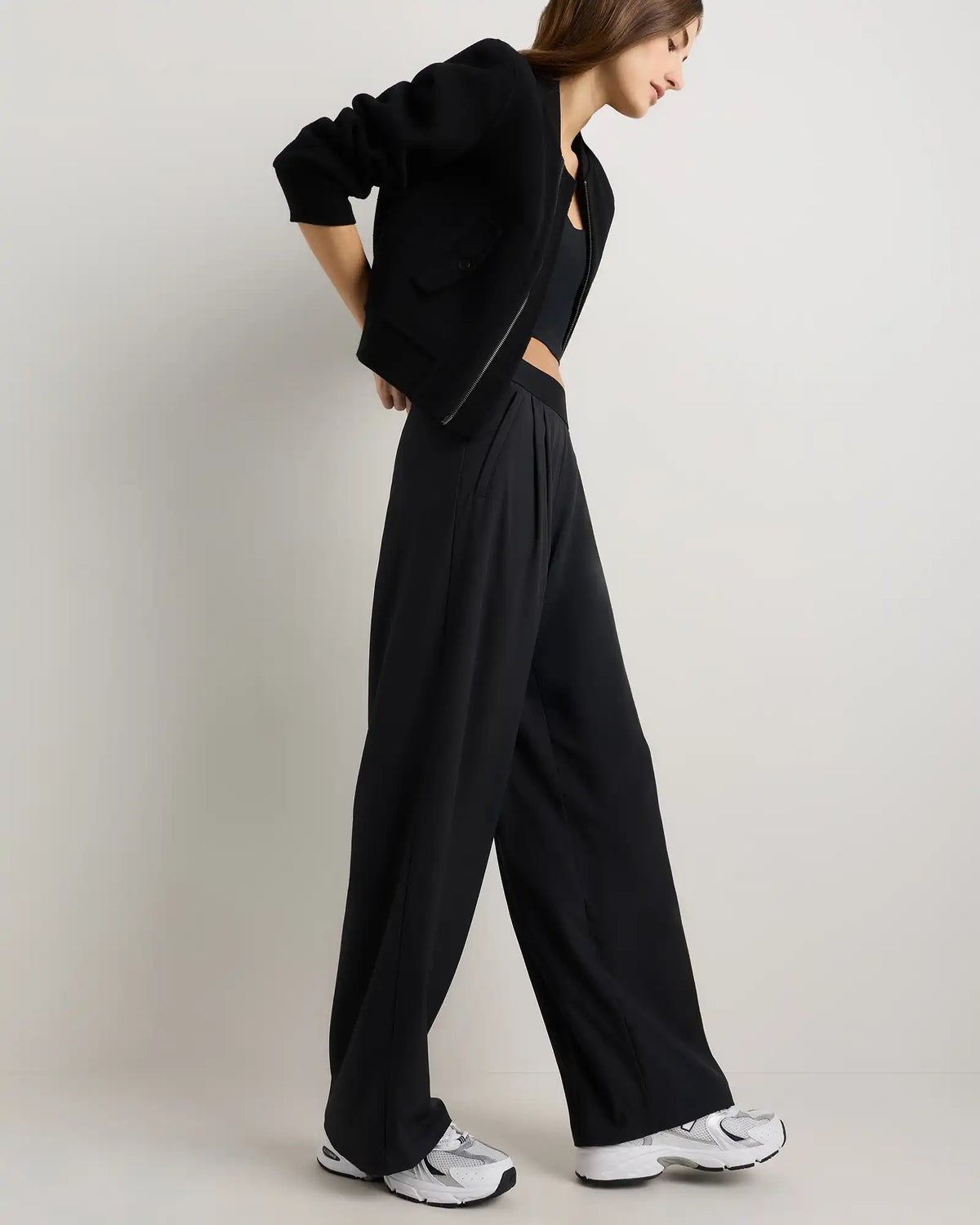 Performance Tech Wide Leg Pants