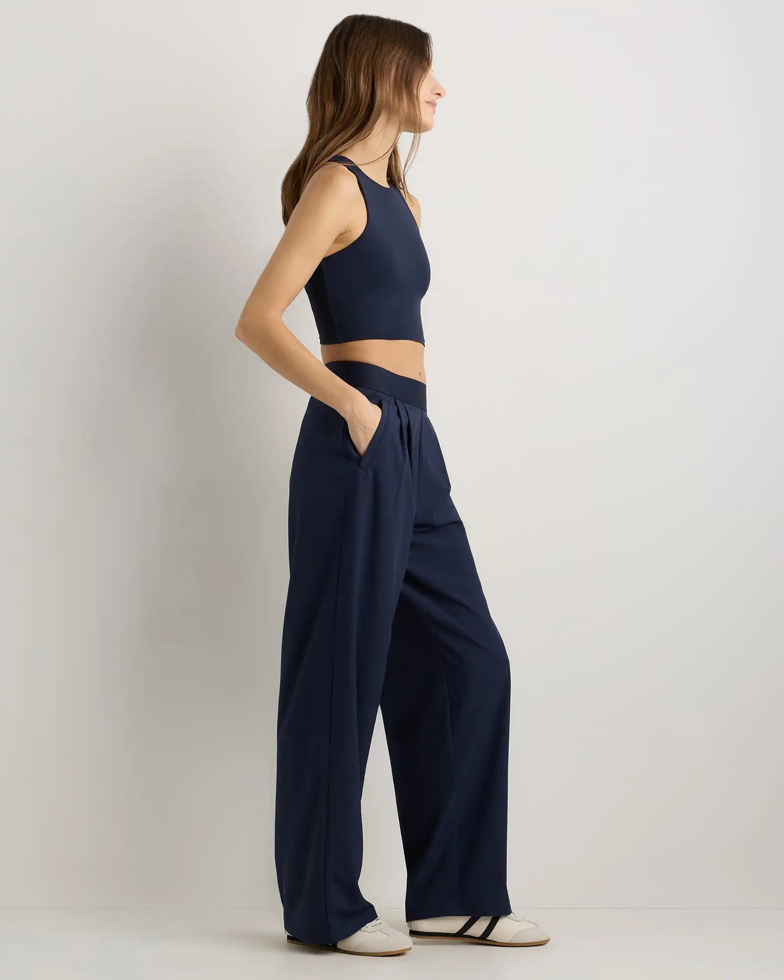 Performance Tech Wide Leg Pants