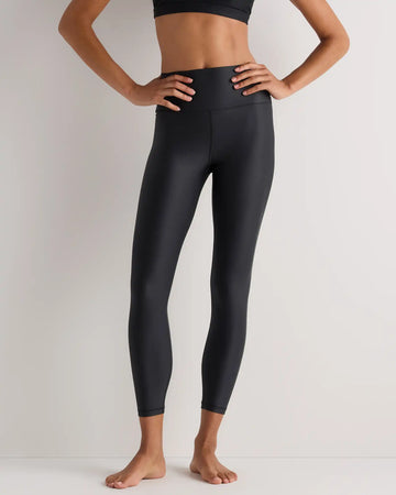 Satin-Sculpt High-Waisted Legging