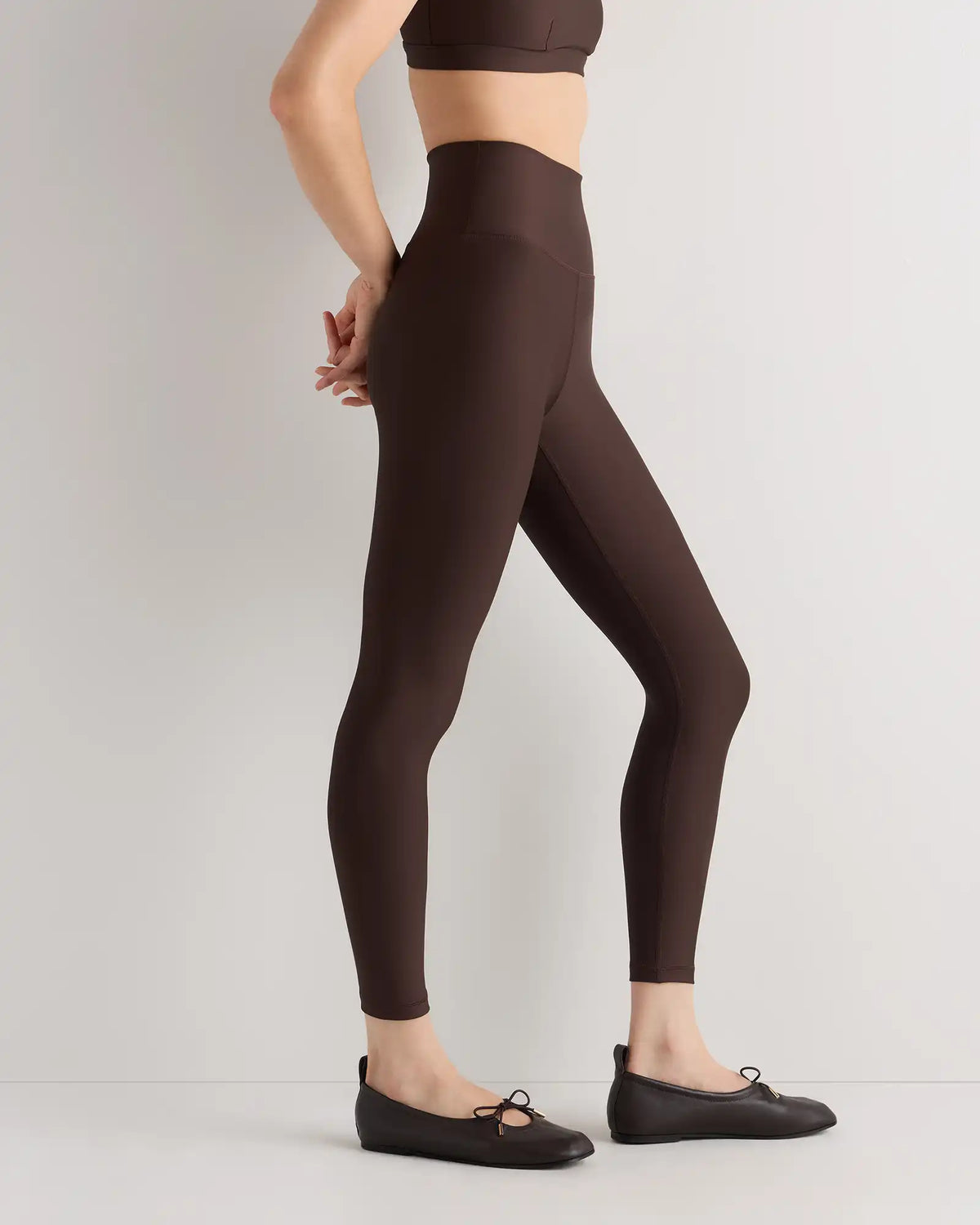 Satin-Sculpt High-Waisted Legging
