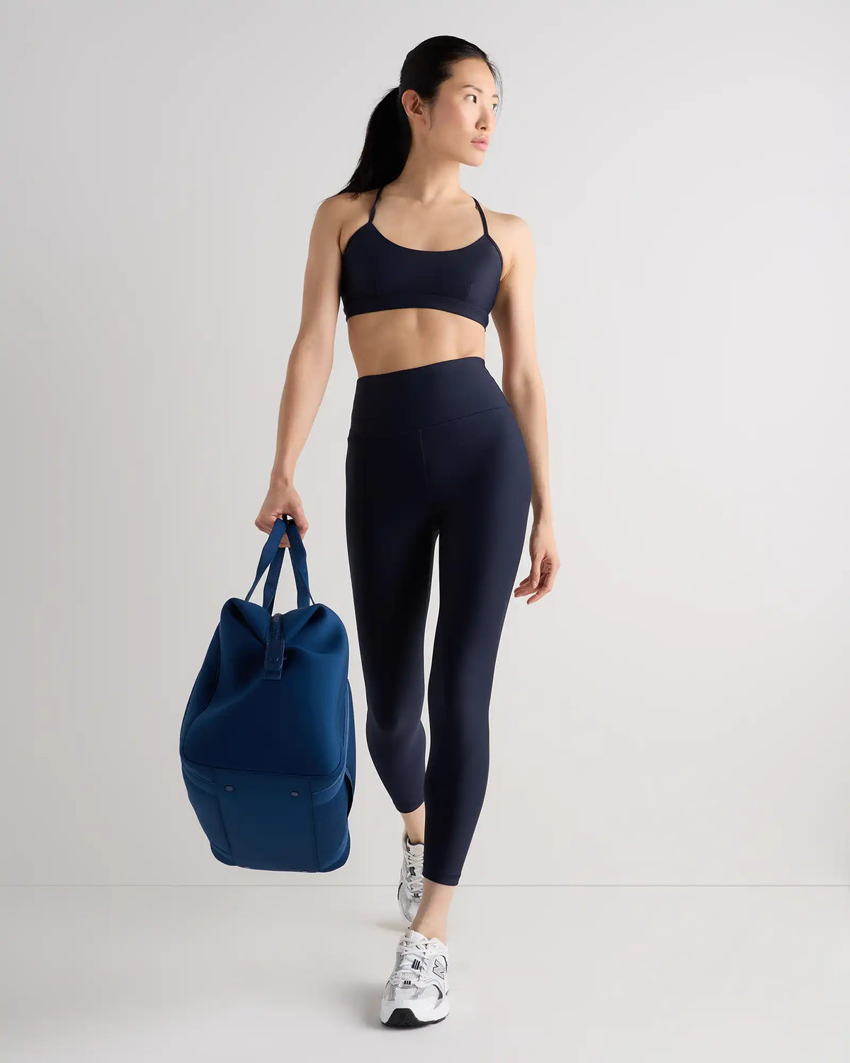 Satin-Sculpt High-Waisted Legging