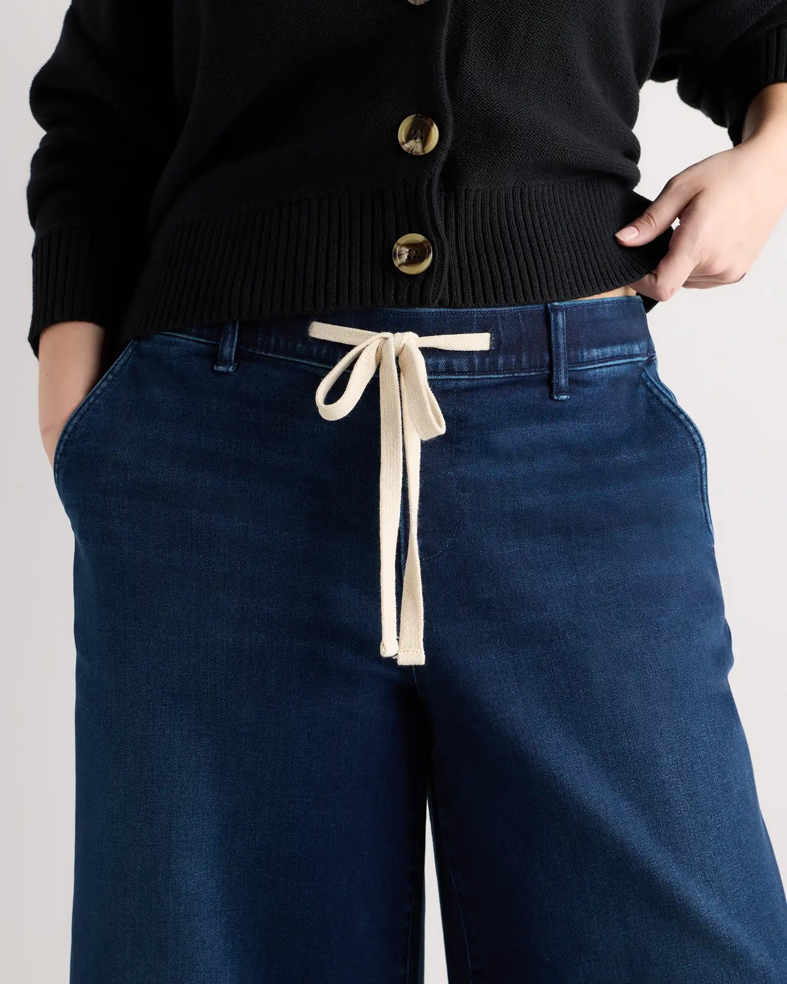 Mia Wide Leg Crop Jeans