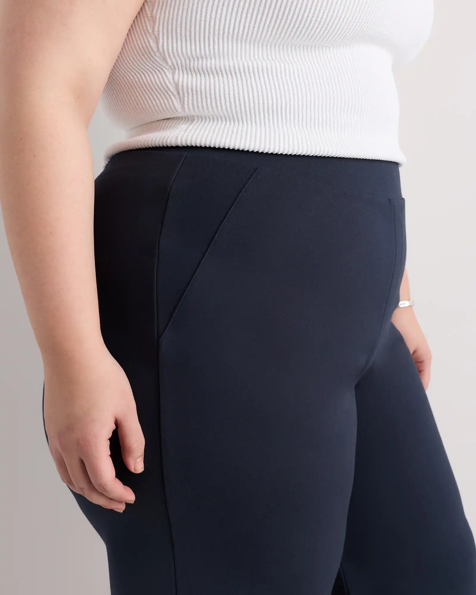 Ultra-Stretch Ponte Wide Leg Pants