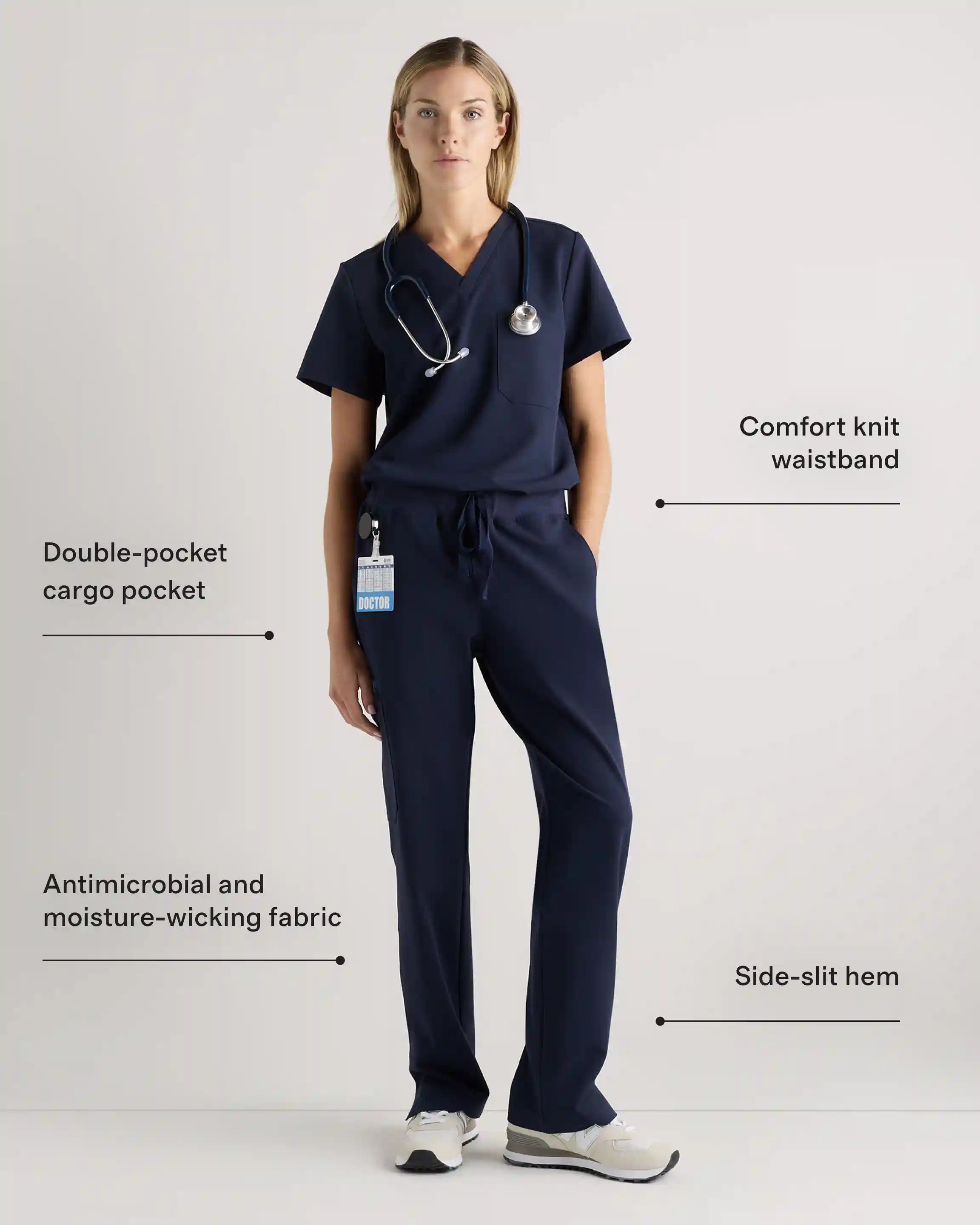 AeraFlex Scrub Cargo Pants