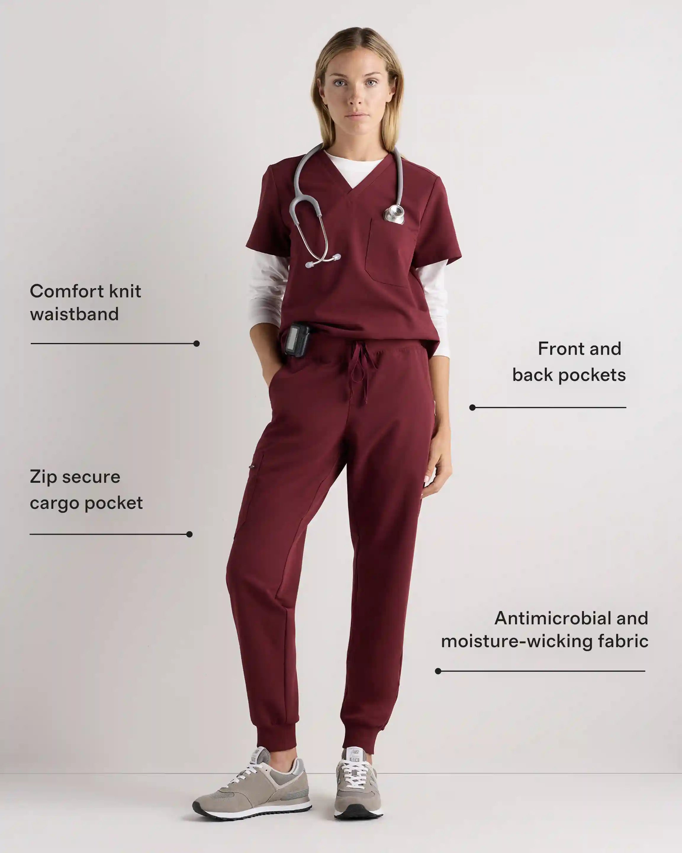 AeraFlex Scrub Joggers
