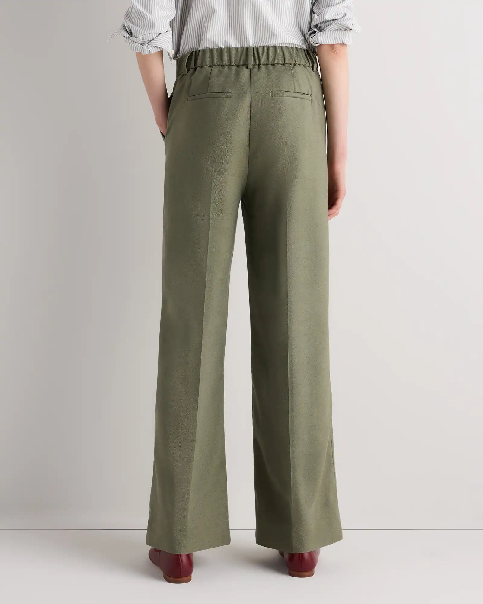 European Stretch Linen Trouser