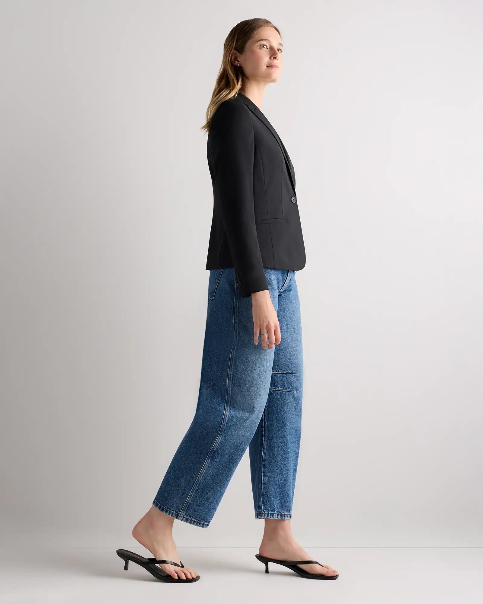 Maya Rigid Exaggerated Barrel Jeans