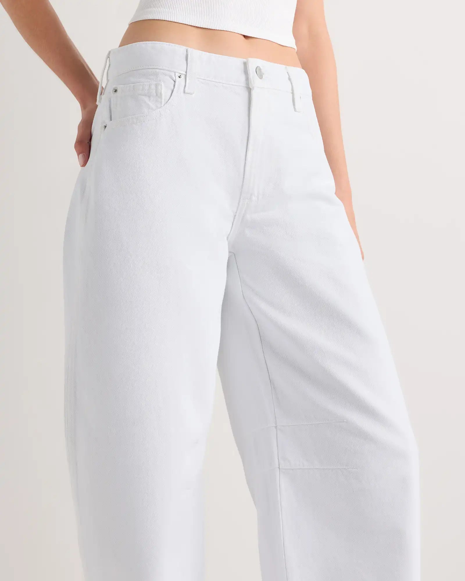 Maya Rigid Exaggerated Barrel Jeans