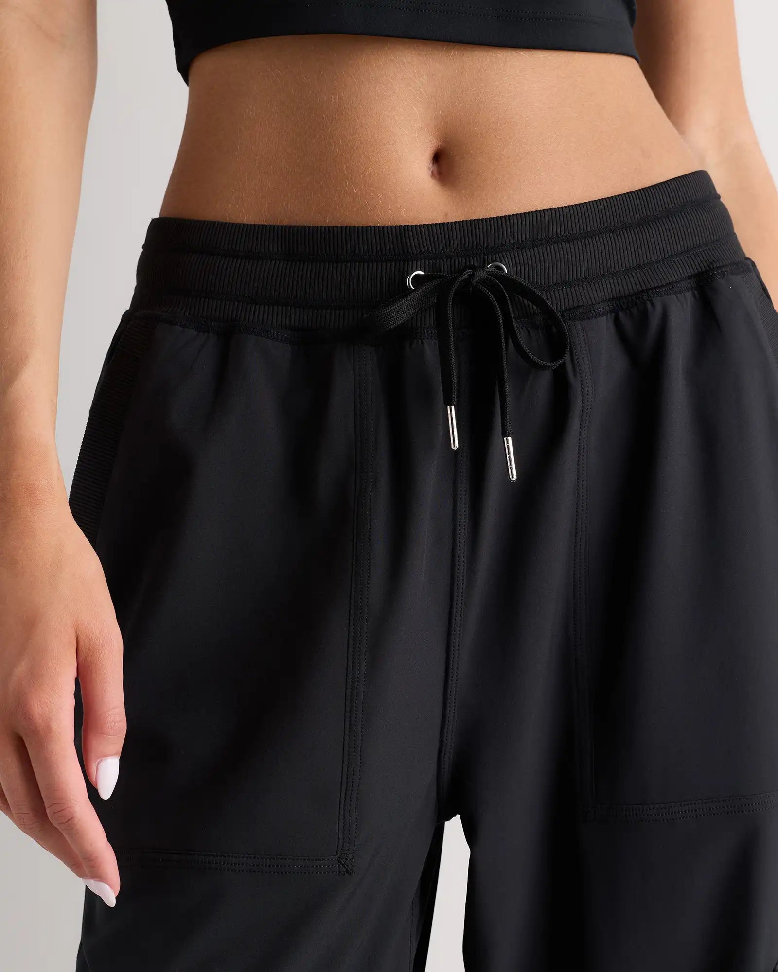 Performance Tech Cargo Mid-Rise Pants