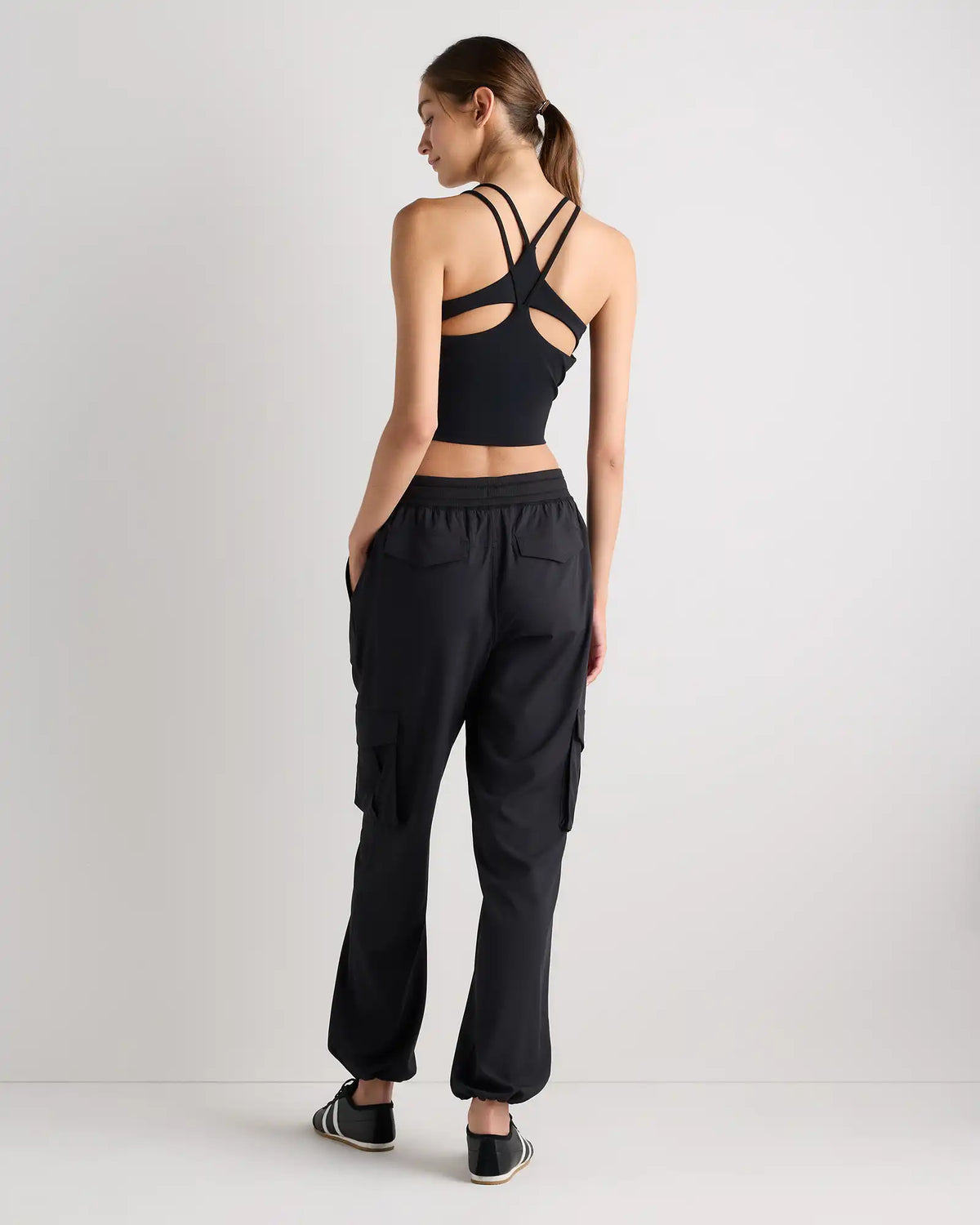 Performance Tech Cargo Mid-Rise Pants