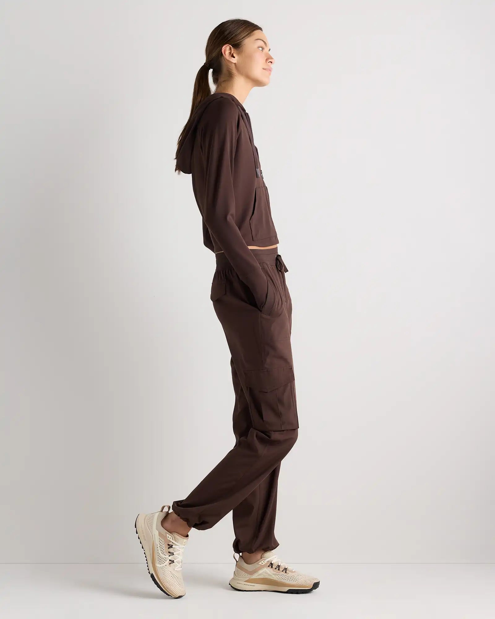 Performance Tech Cargo Mid-Rise Pants