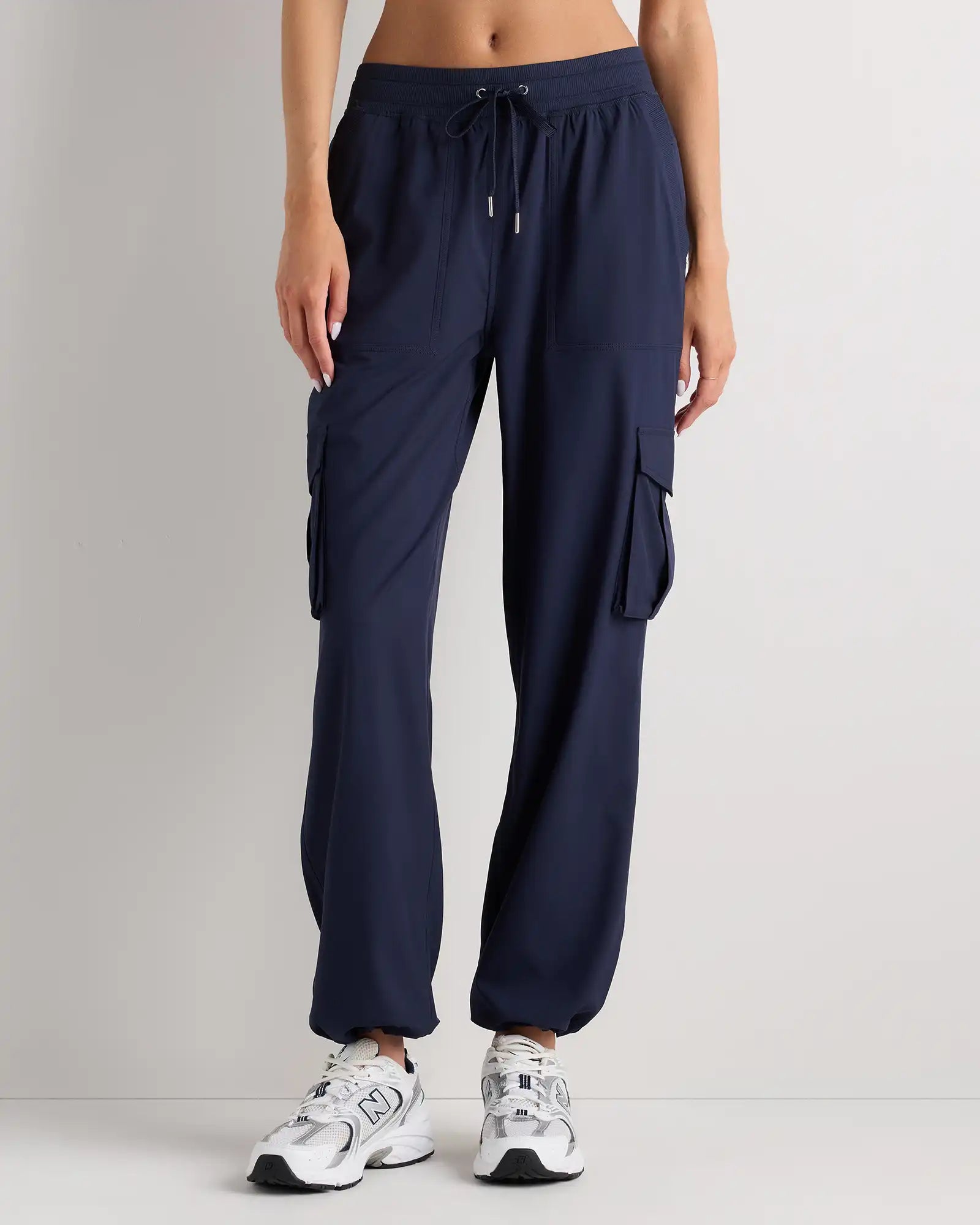 Performance Tech Cargo Mid-Rise Pants