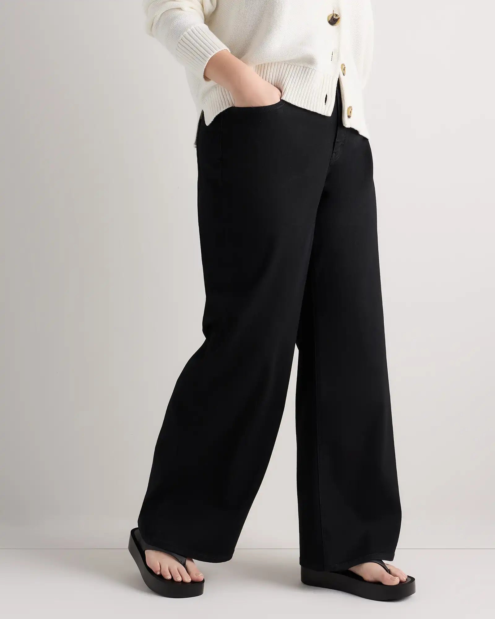 Bella Stretch Wide Leg Jeans