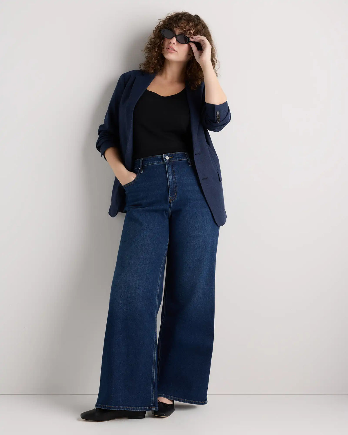 Bella Stretch Wide Leg Jeans