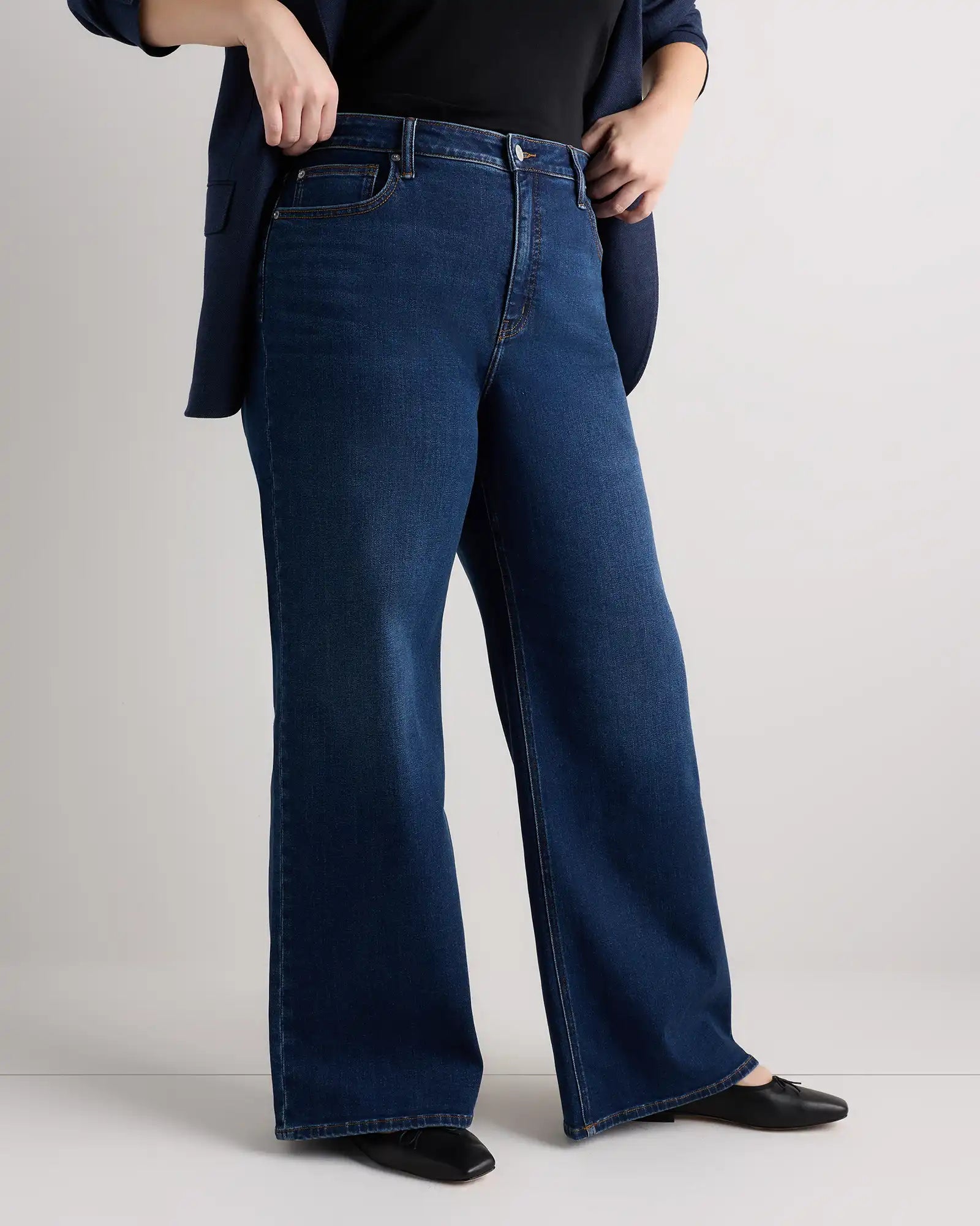 Bella Stretch Wide Leg Jeans
