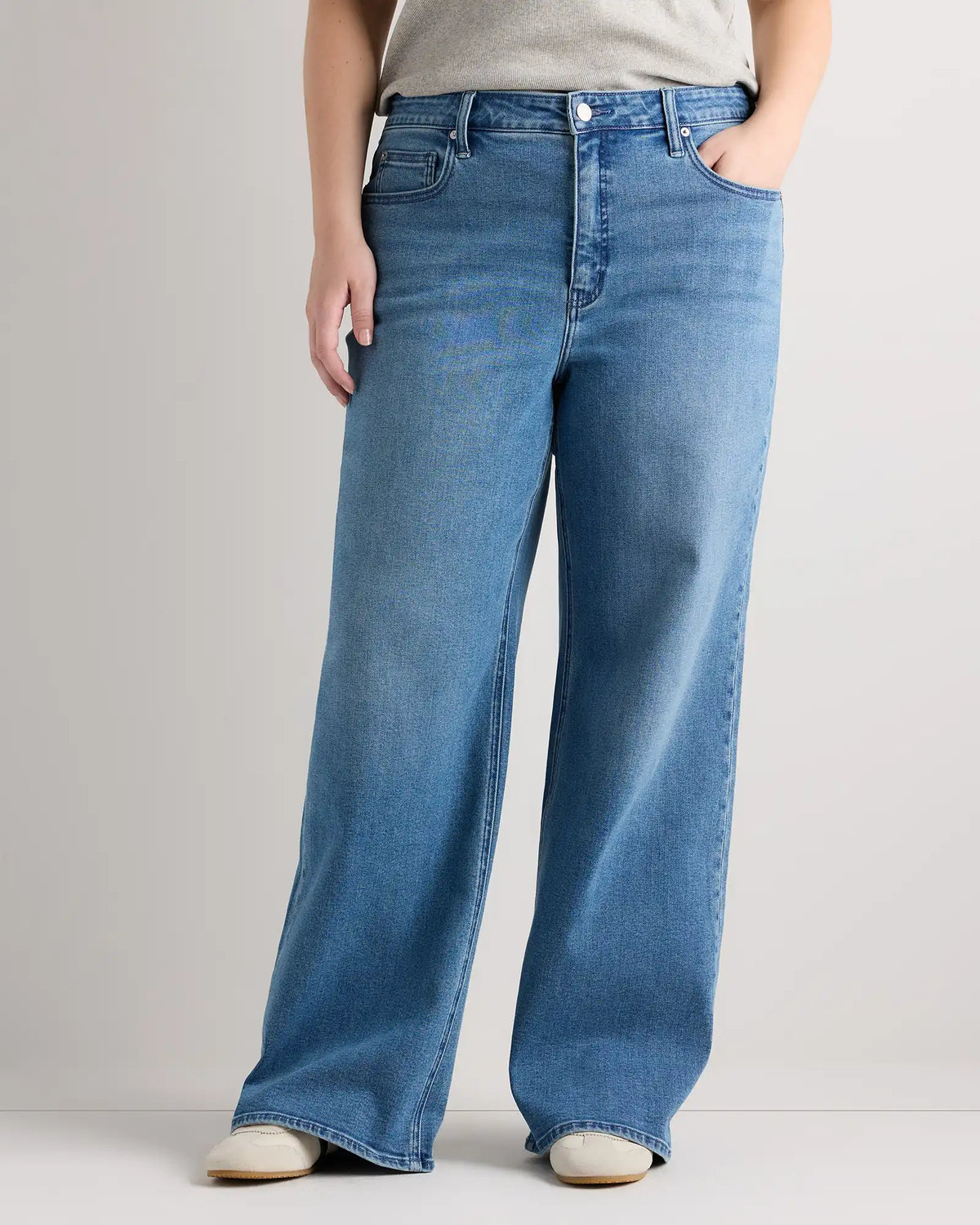 Bella Stretch Wide Leg Jeans