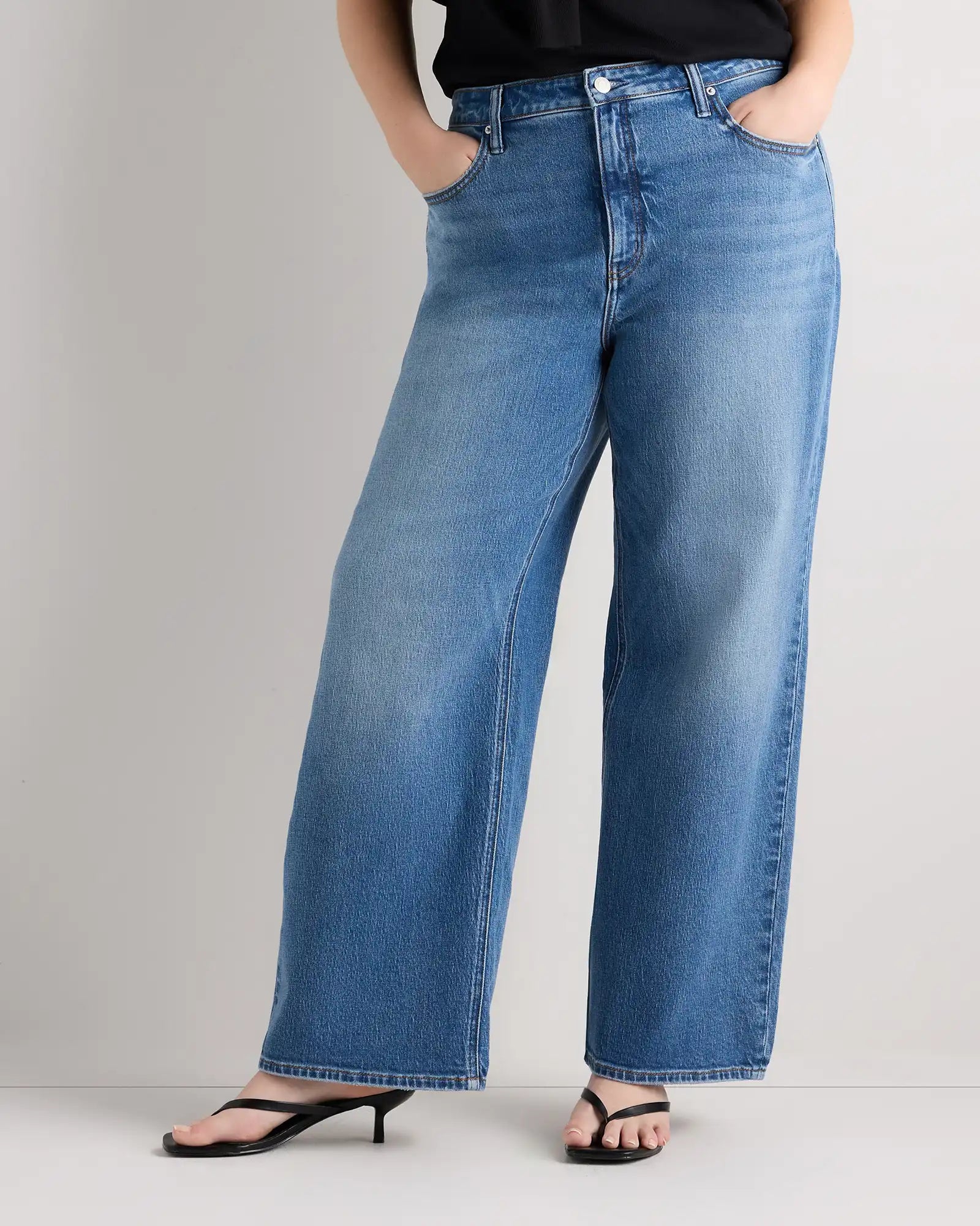 Bella Stretch Relaxed Straight Jeans