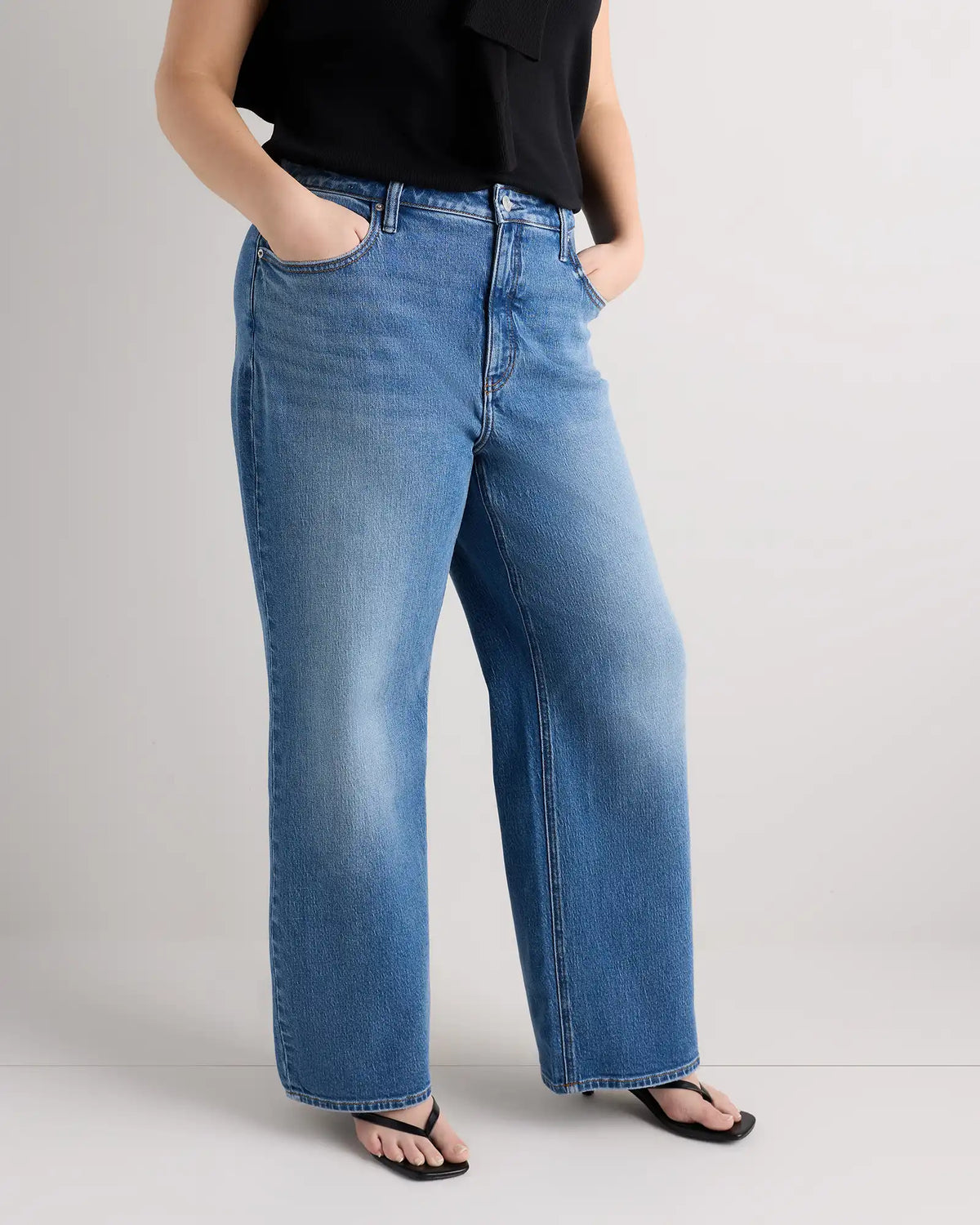 Bella Stretch Relaxed Straight Jeans