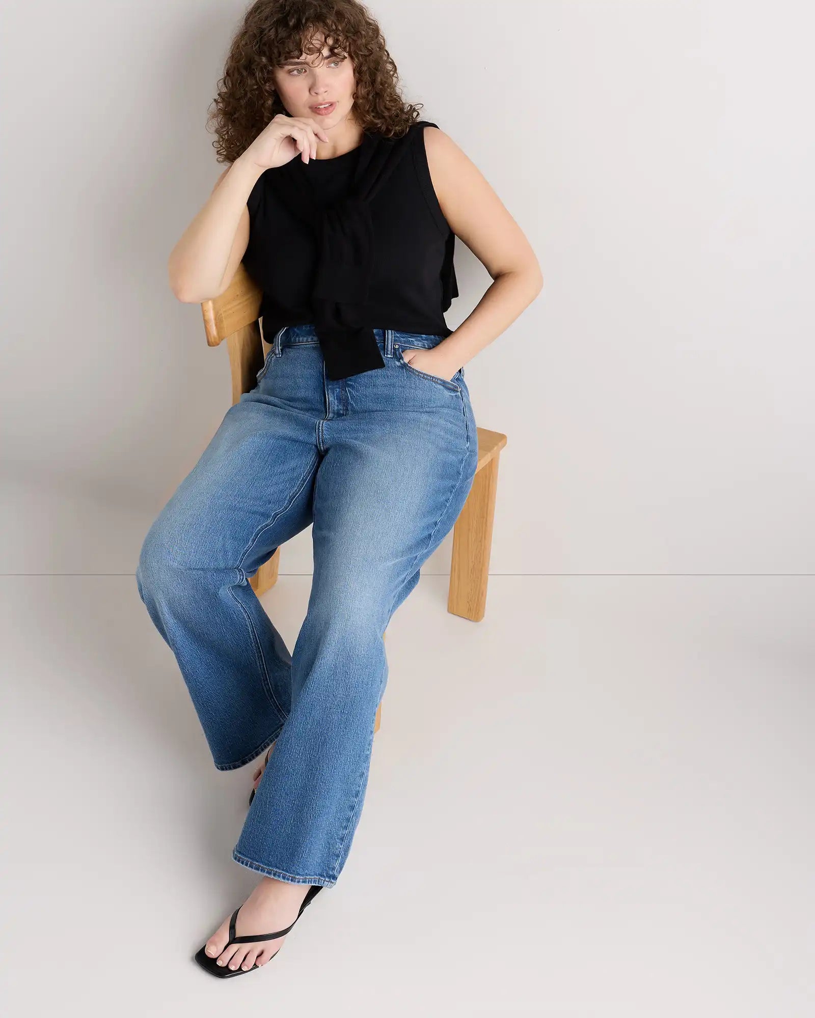 Bella Stretch Relaxed Straight Jeans