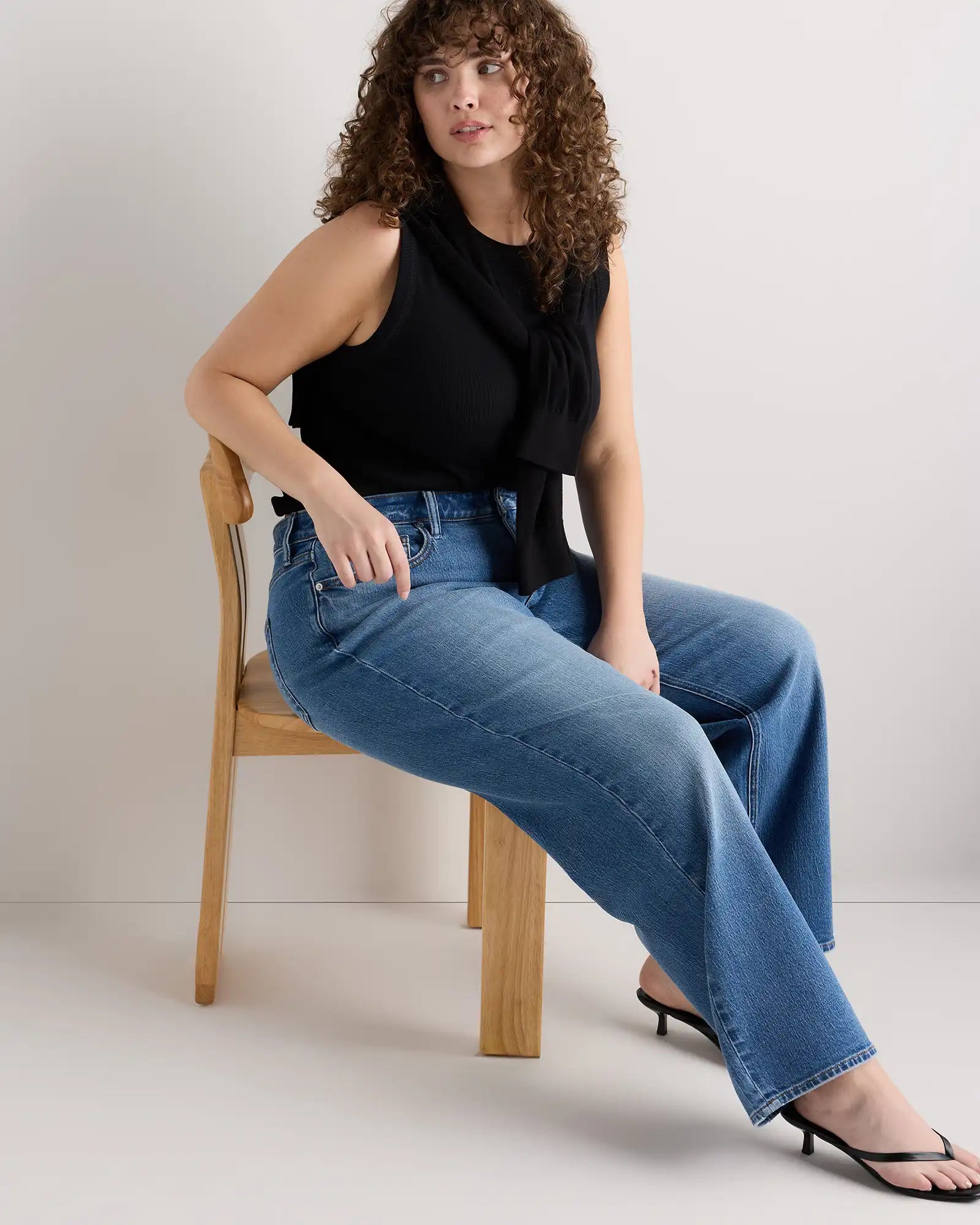 Bella Stretch Relaxed Straight Jeans