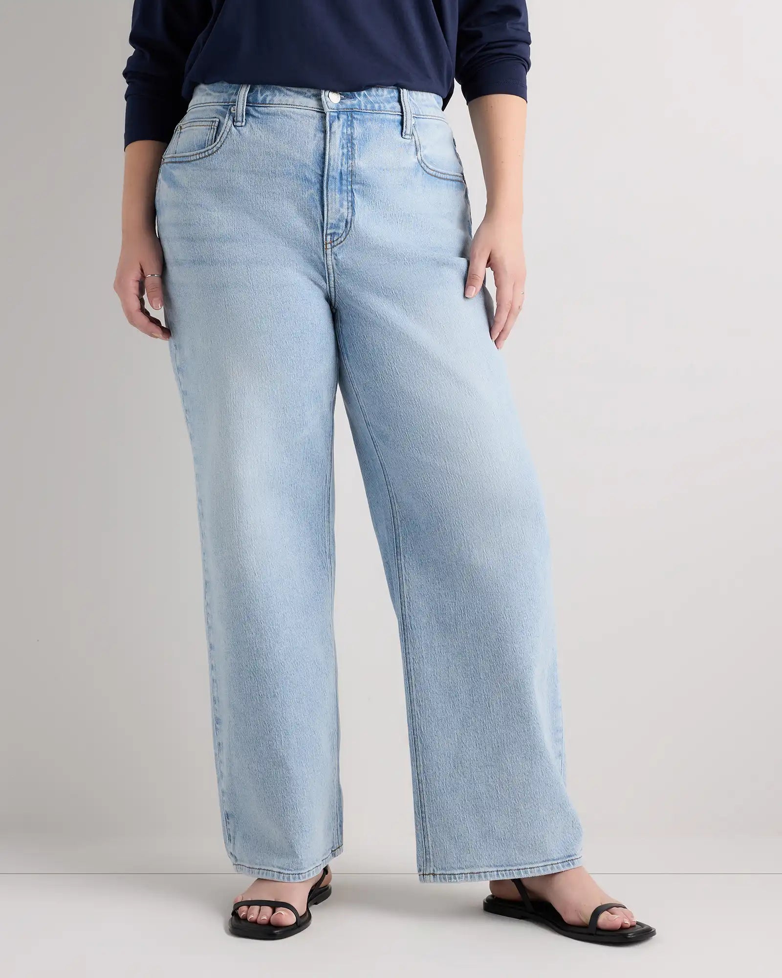 Bella Stretch Relaxed Straight Jeans