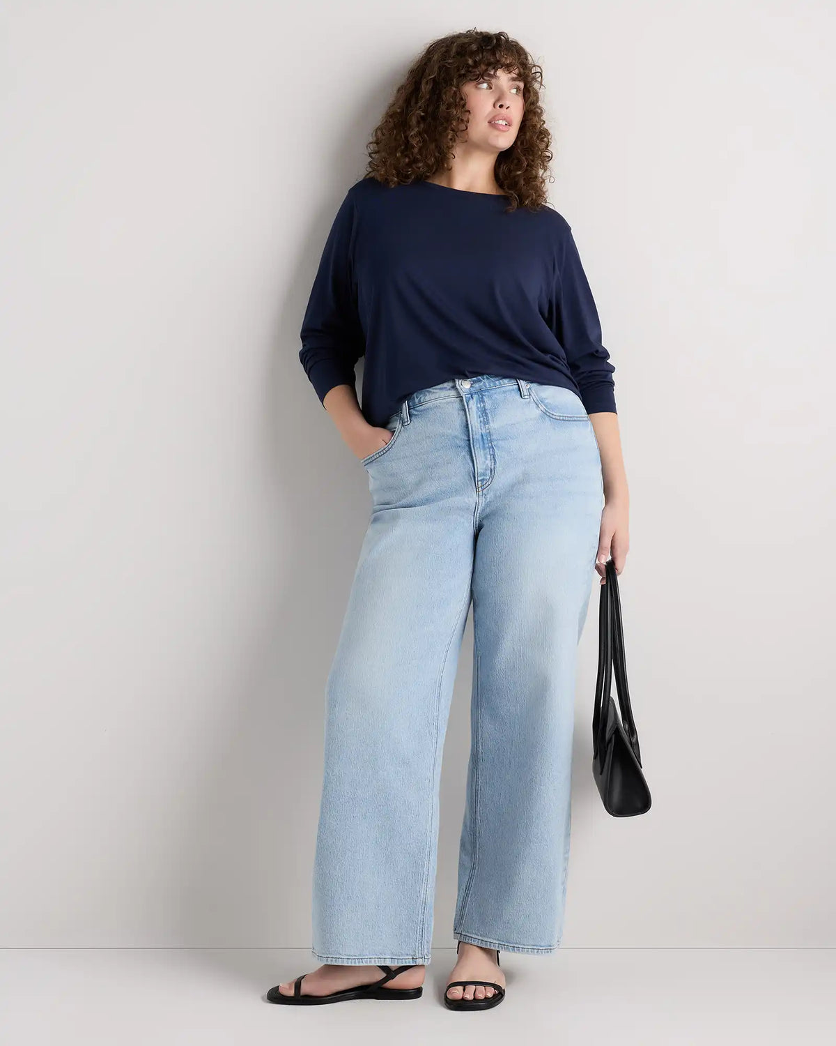 Bella Stretch Relaxed Straight Jeans