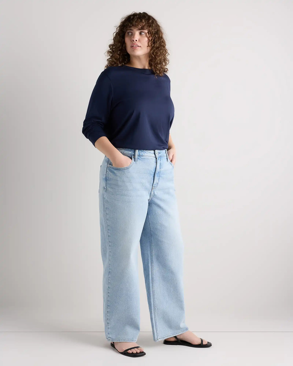 Bella Stretch Relaxed Straight Jeans