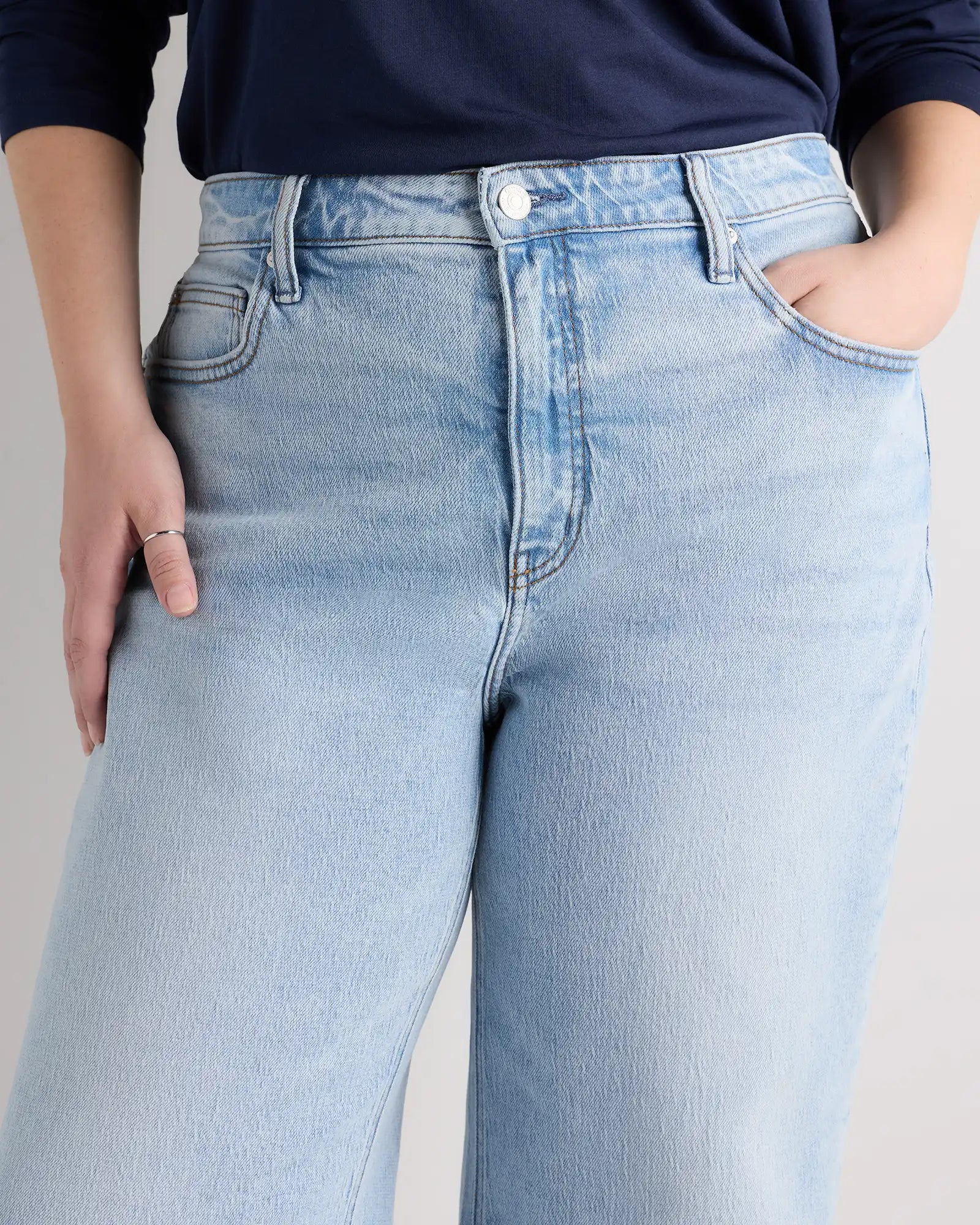 Bella Stretch Relaxed Straight Jeans