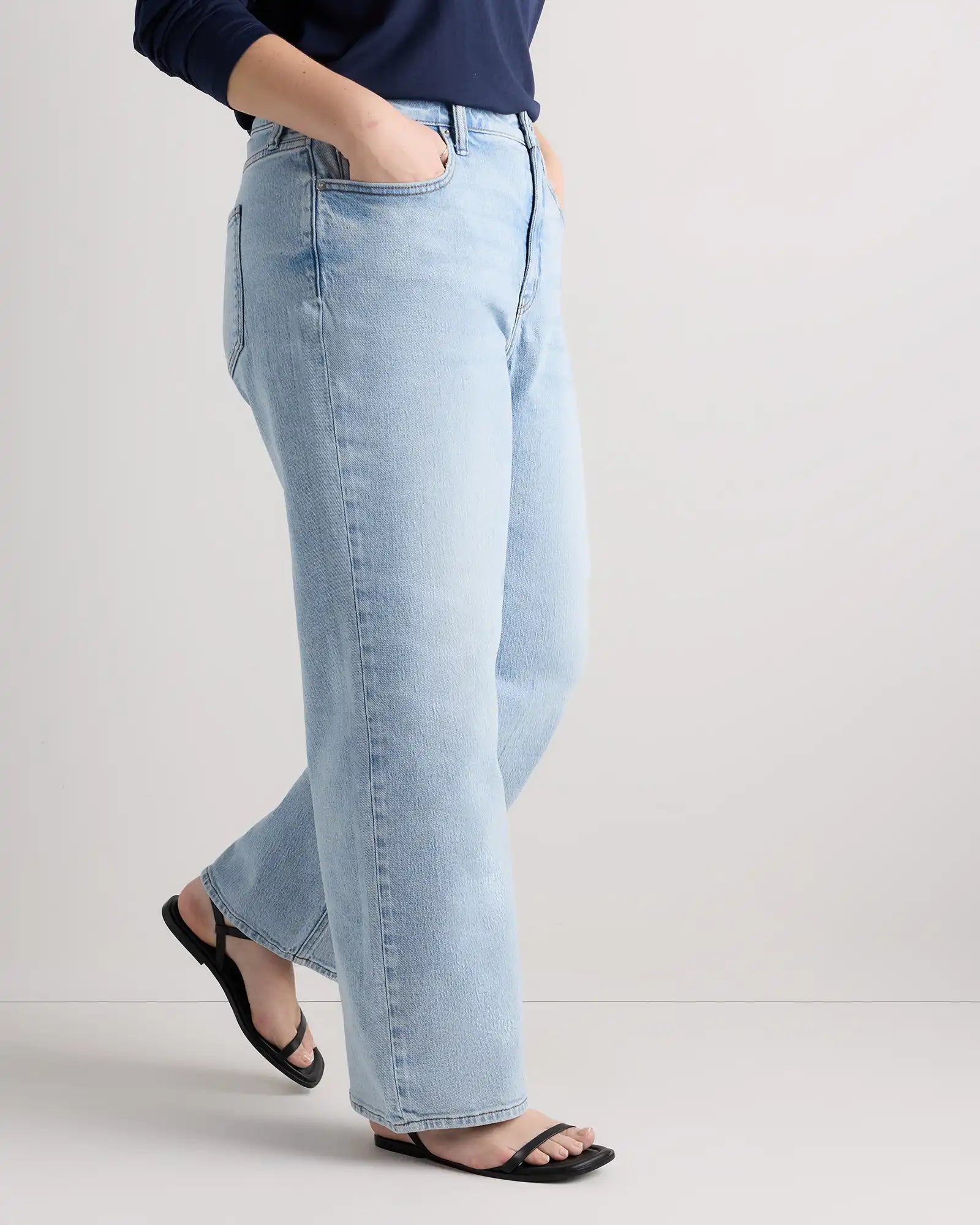 Bella Stretch Relaxed Straight Jeans